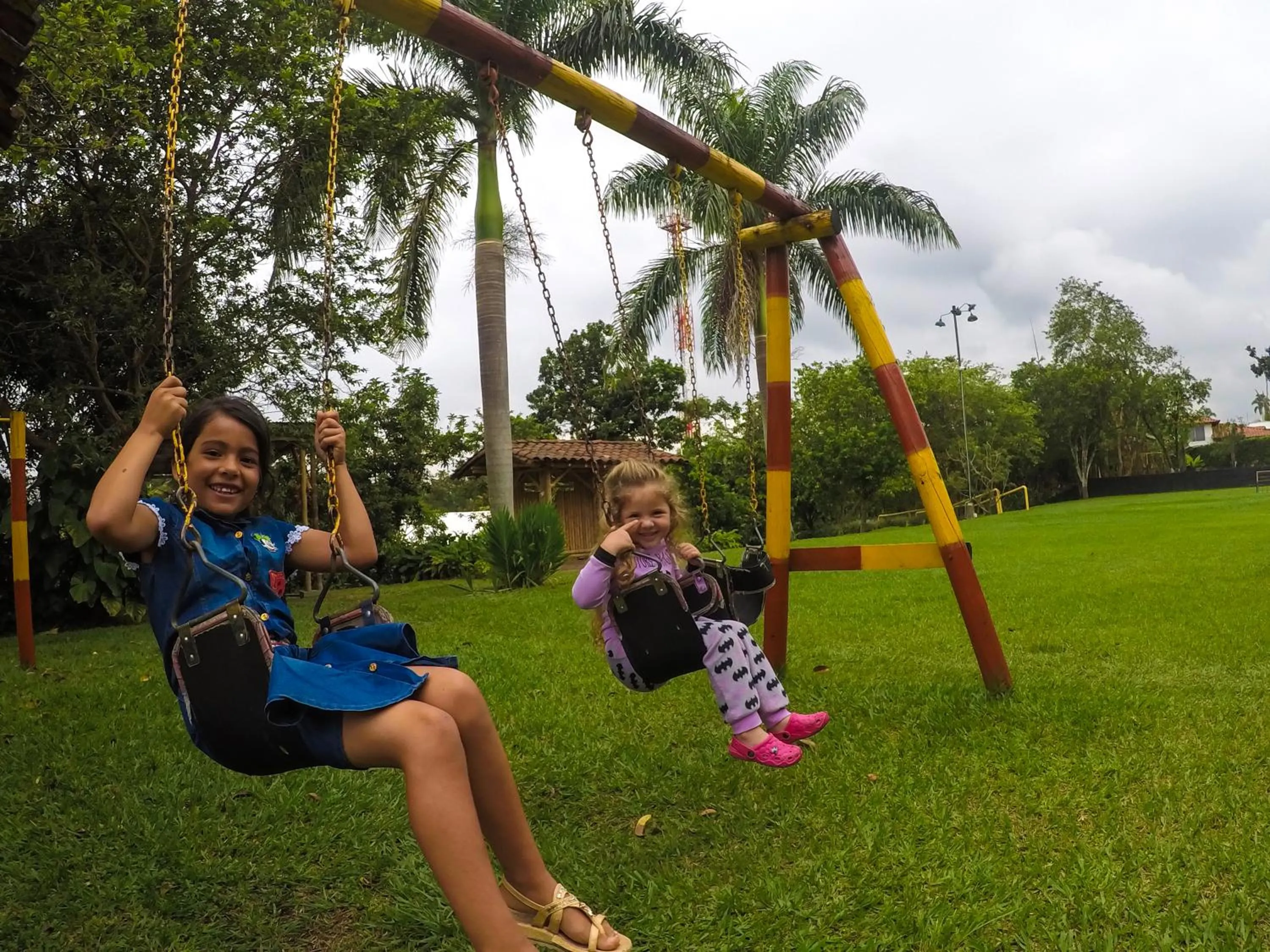Children play ground in Finca Hotel La Quinta Porra