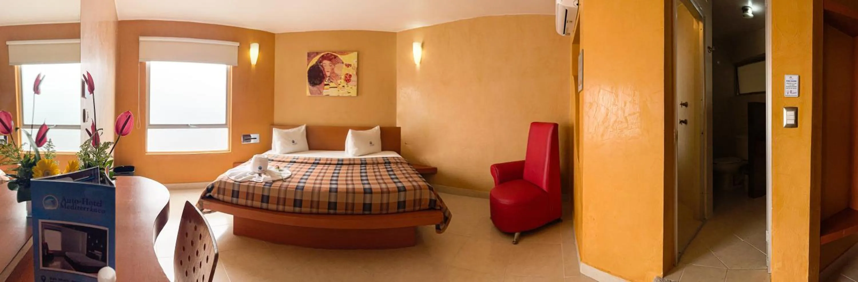 Photo of the whole room, Bed in Auto Hotel Mediterráneo