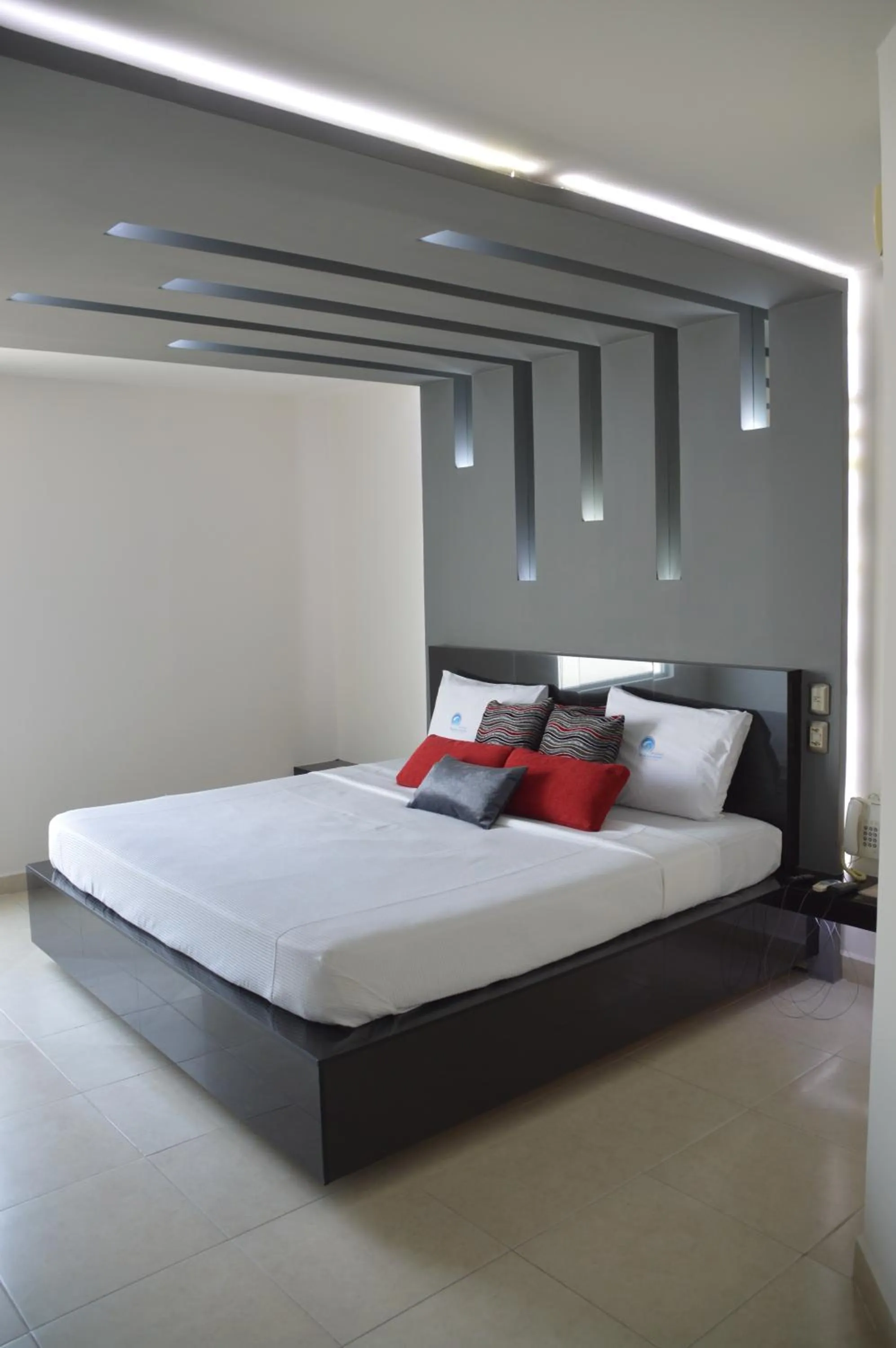 Bedroom, Bed in Auto Hotel Mediterráneo