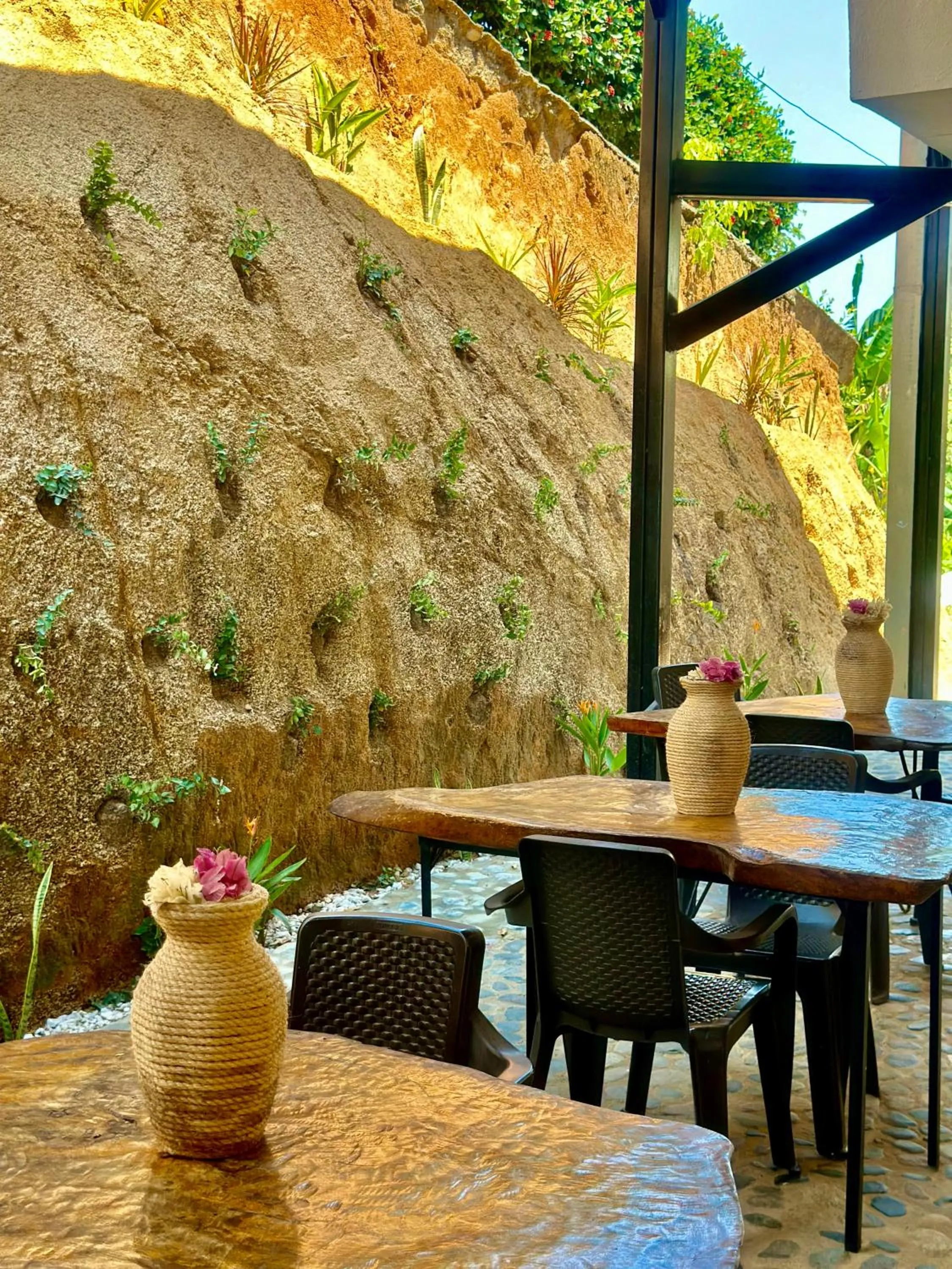 Dining area in Tayrona Angel Lodge