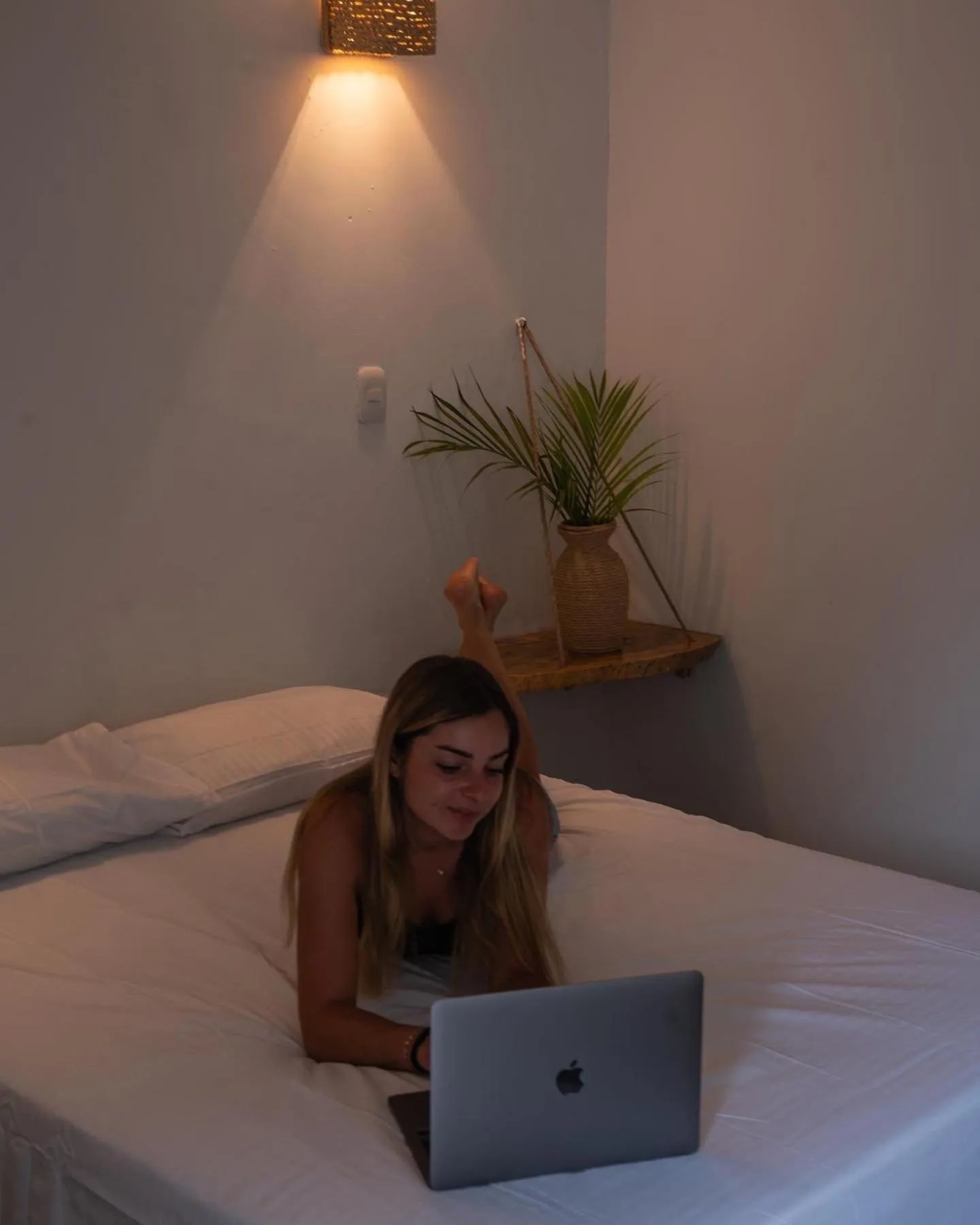 Bed in Tayrona Angel Lodge
