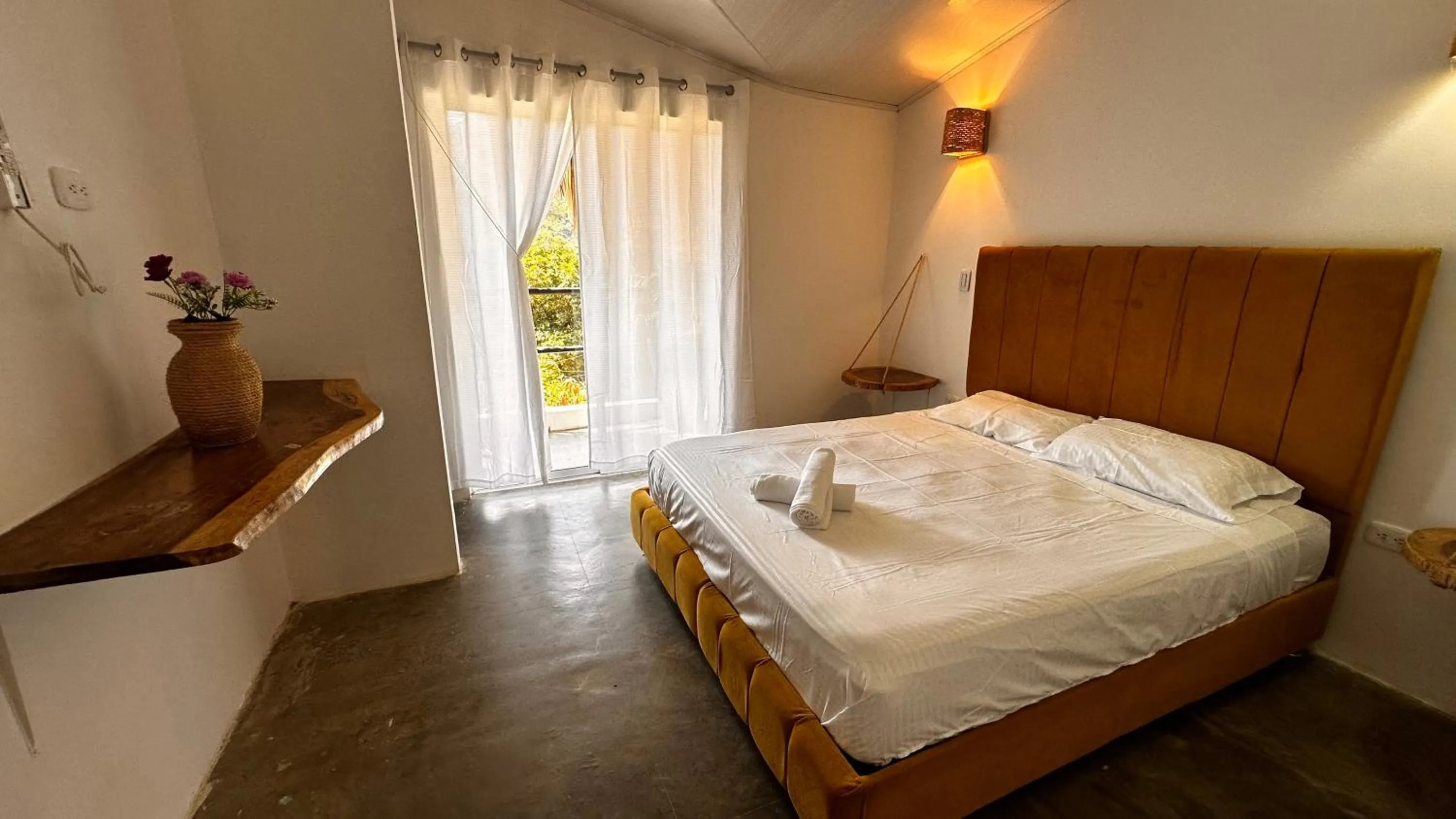 Bed in Tayrona Angel Lodge