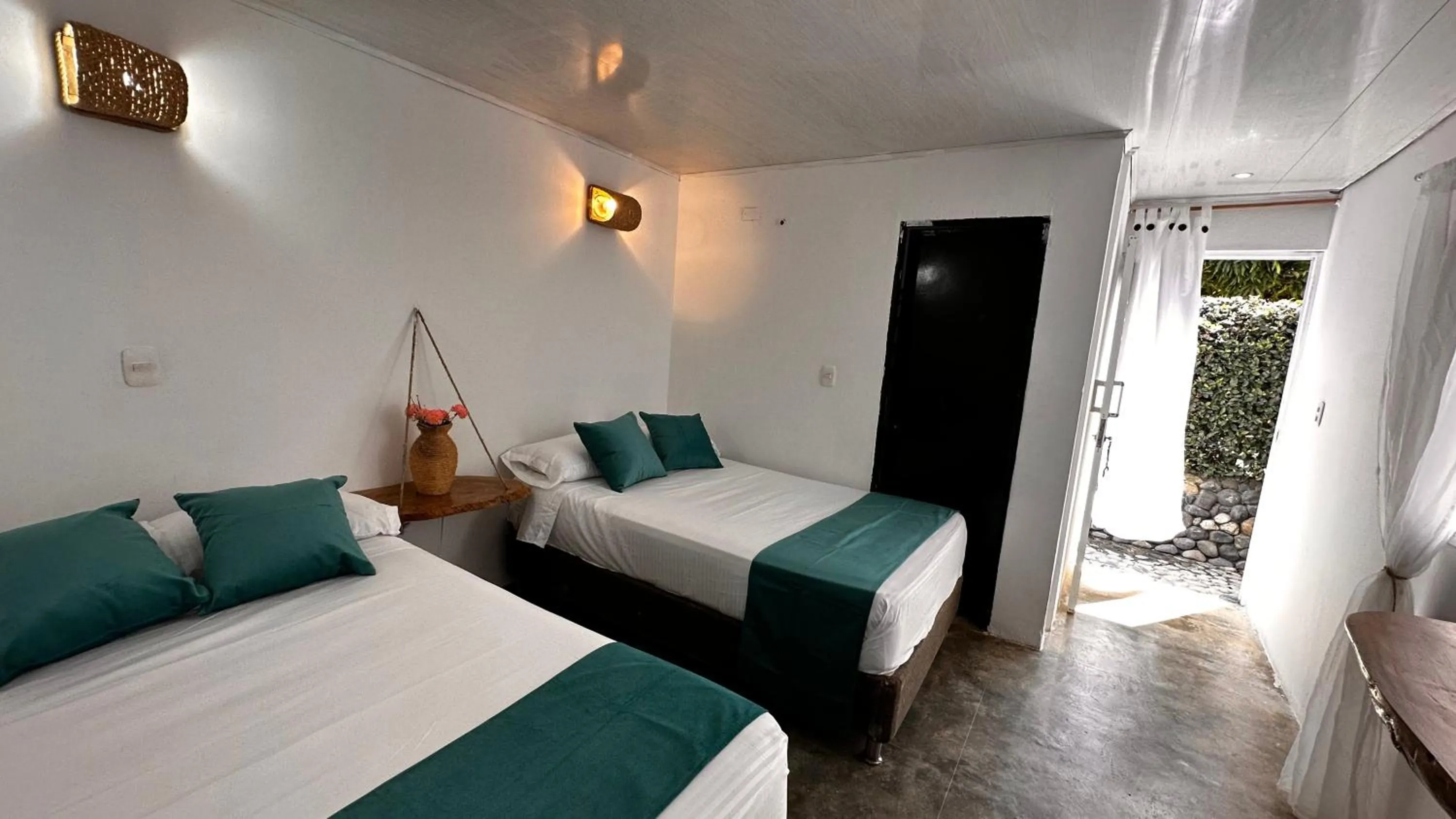 Bed in Tayrona Angel Lodge