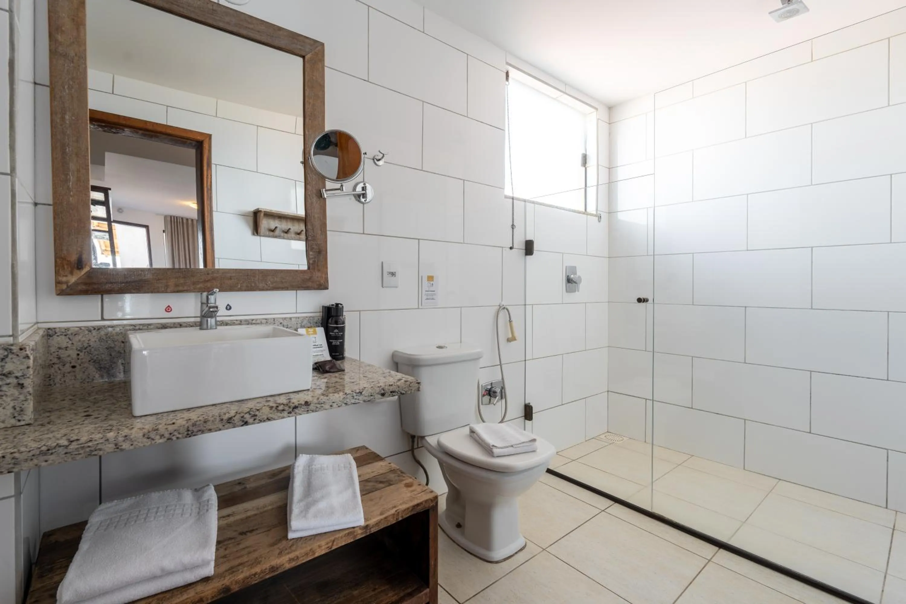 Shower in Pousada Pedra da Ilha