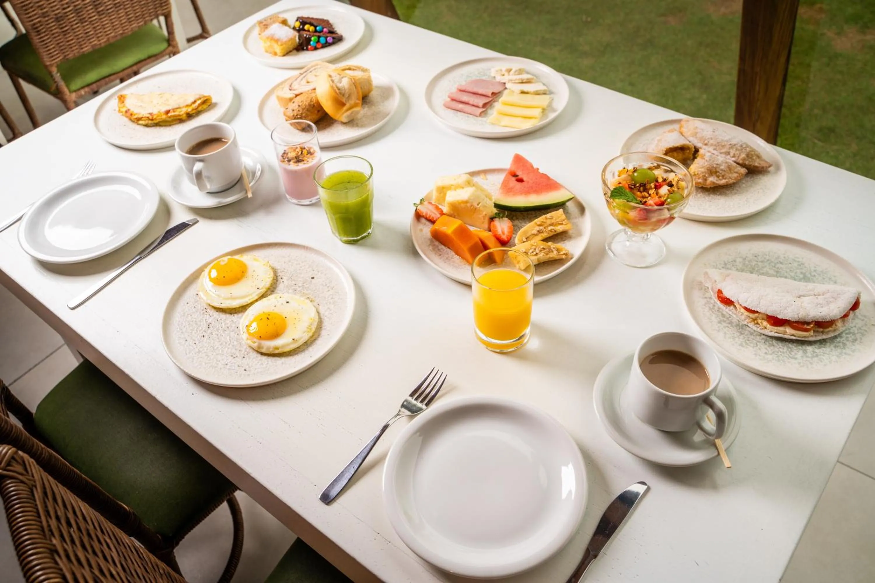 Food and drinks in Pousada Pedra da Ilha
