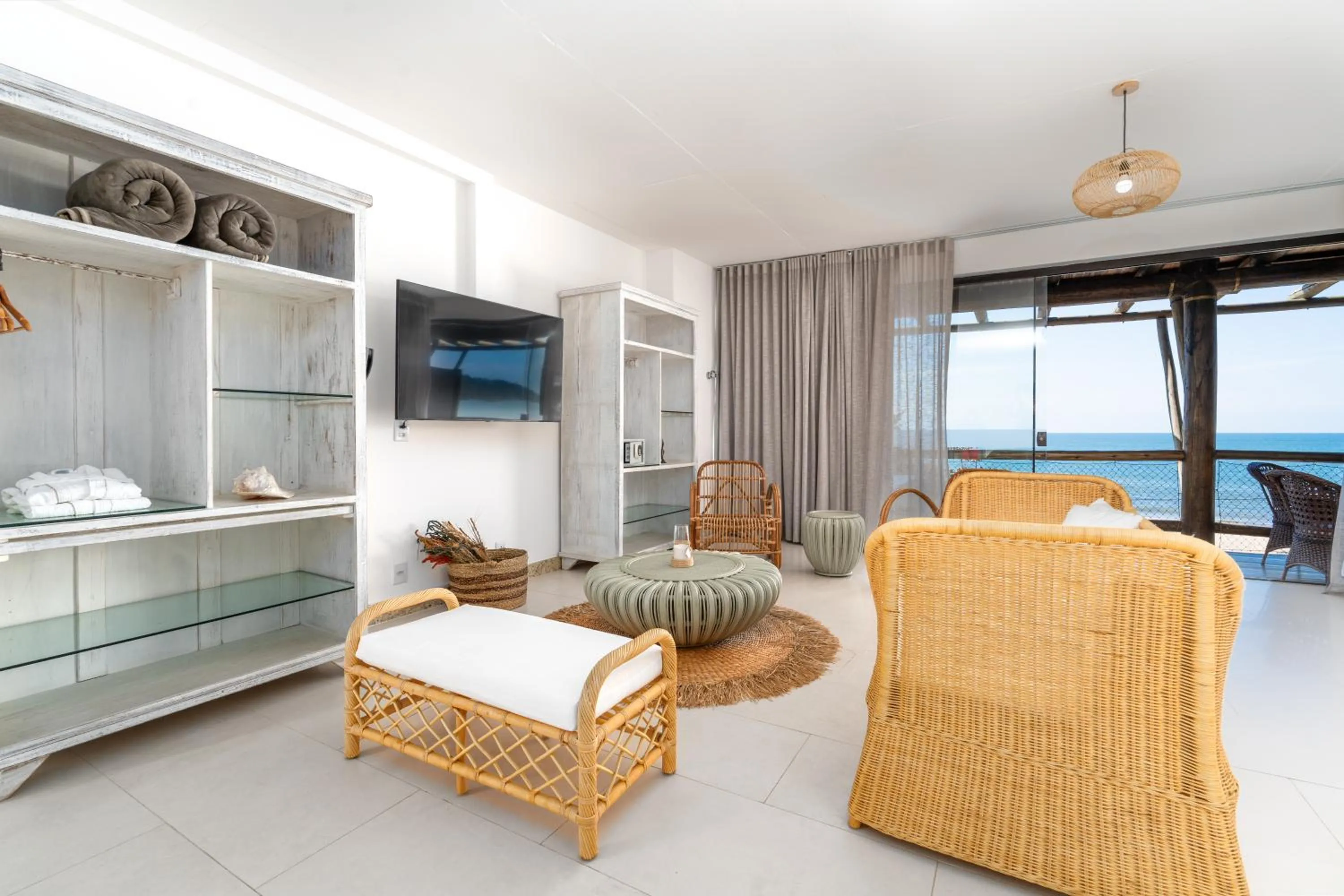 Bed in Pousada Pedra da Ilha