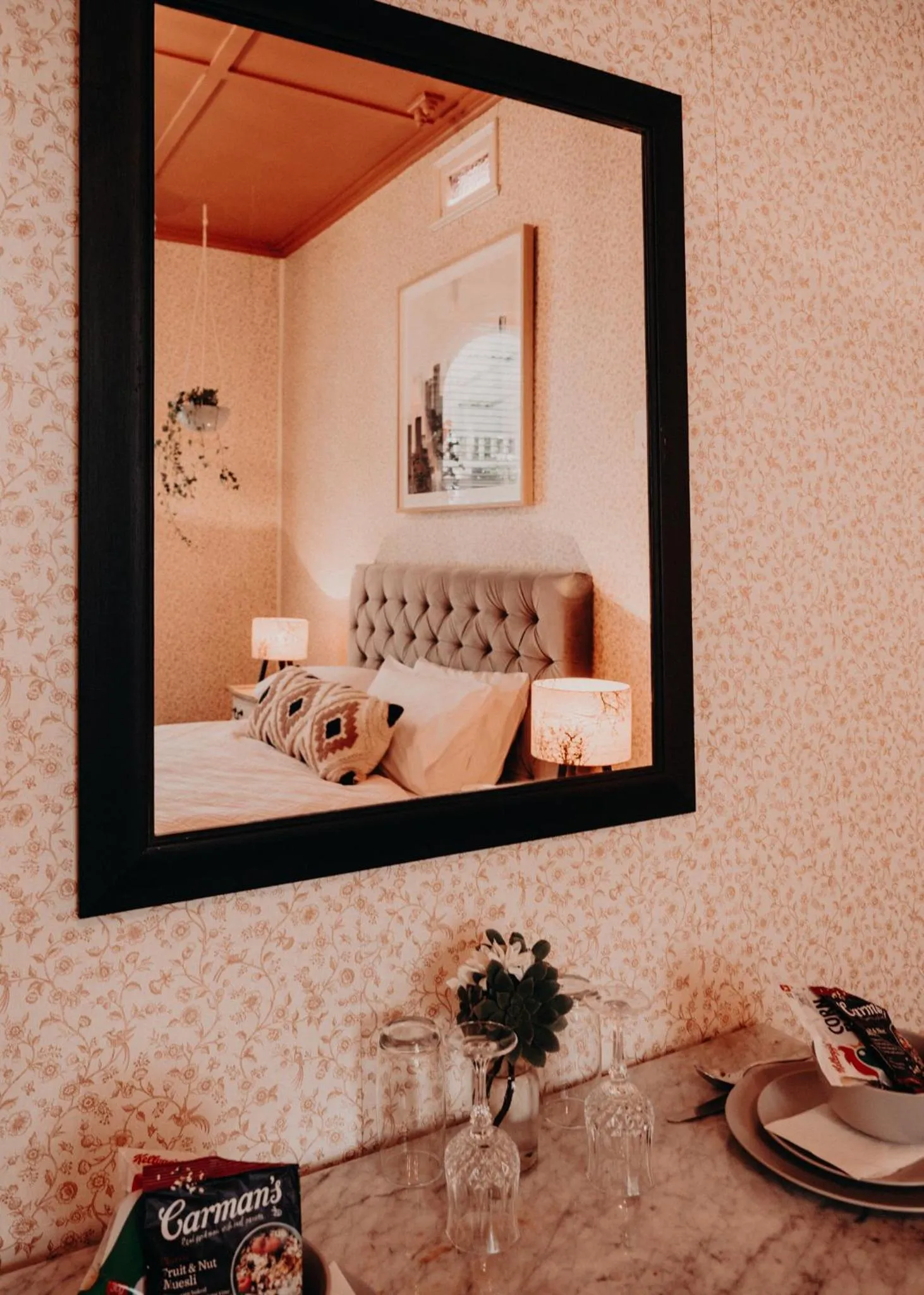 Bed in Genesta House