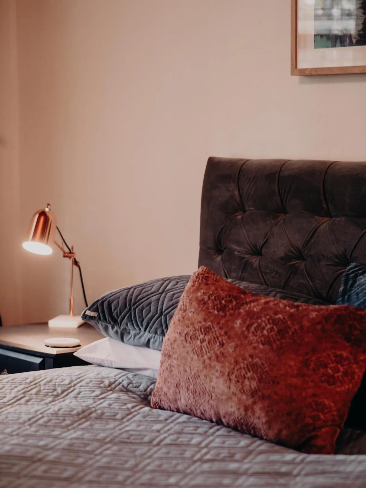 Bed in Genesta House