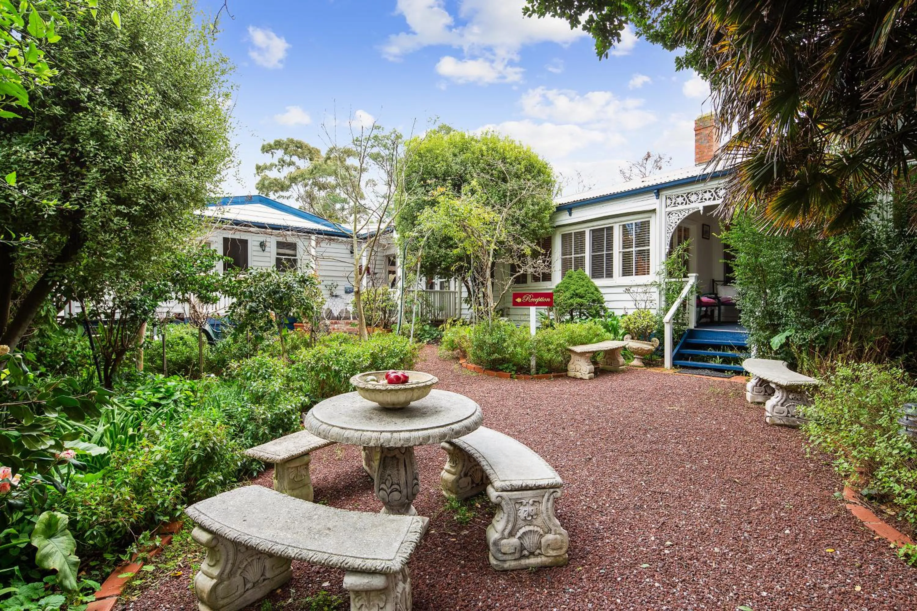 Garden in Genesta House