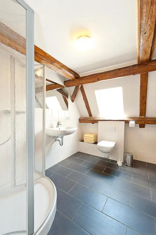 Bathroom in Bergoase Panorama-Apartments