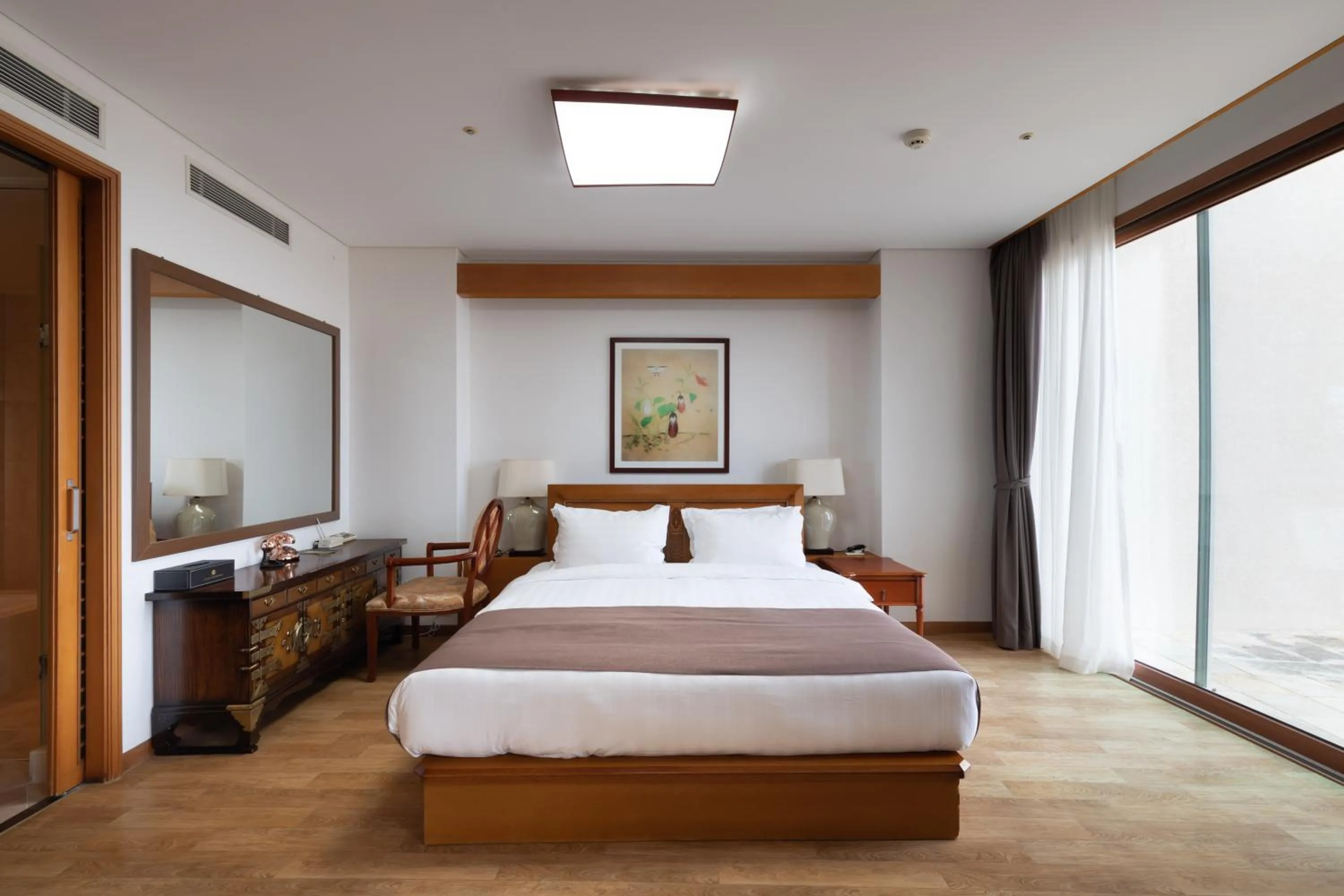 Decorative detail, Bed in Hotel Maremons