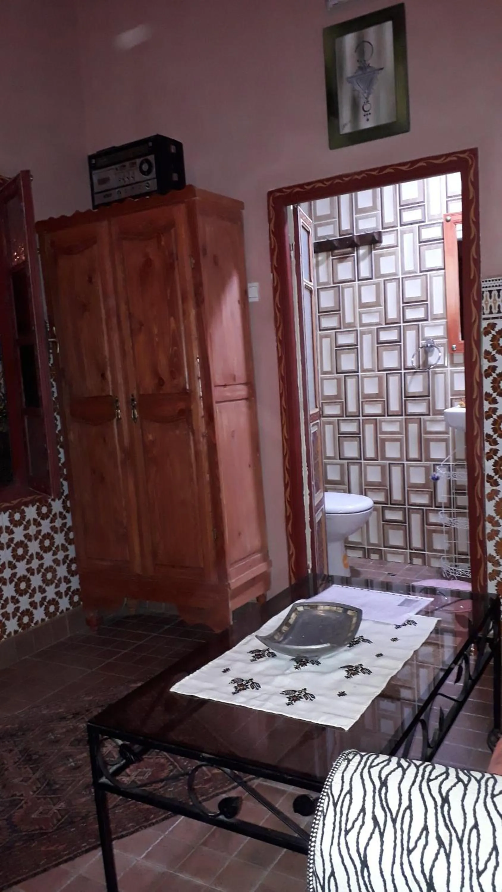 Shower, Bed in Dar Pa Labzioui