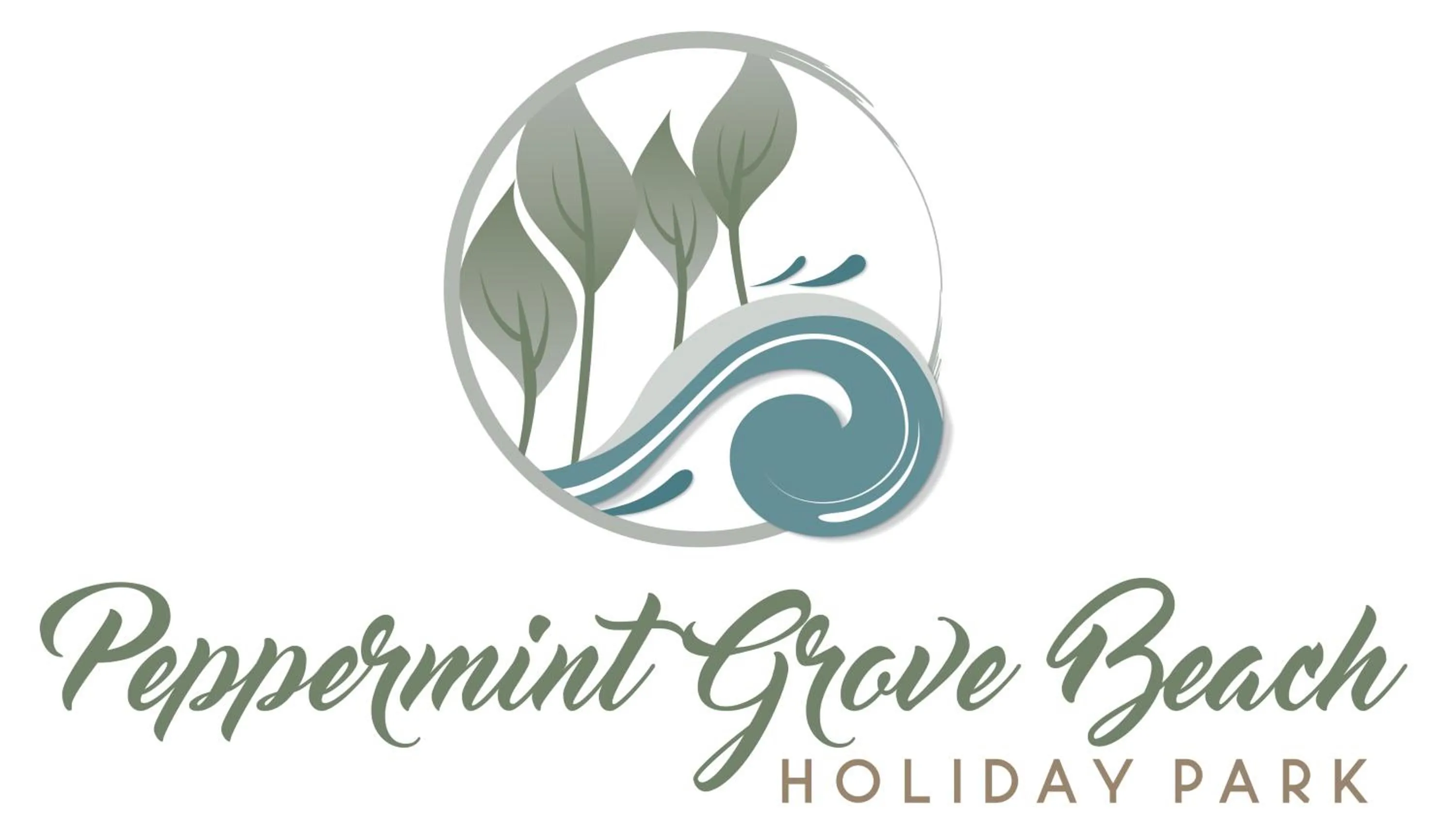 Property logo or sign in Peppermint Grove Beach Holiday Park