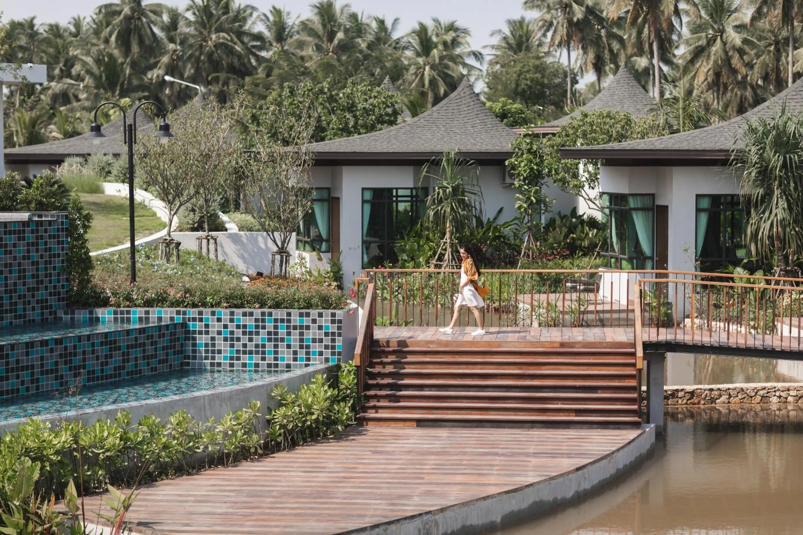 Area and facilities in Na Tree Tara Riverside Resort Amphawa Damnoensaduak