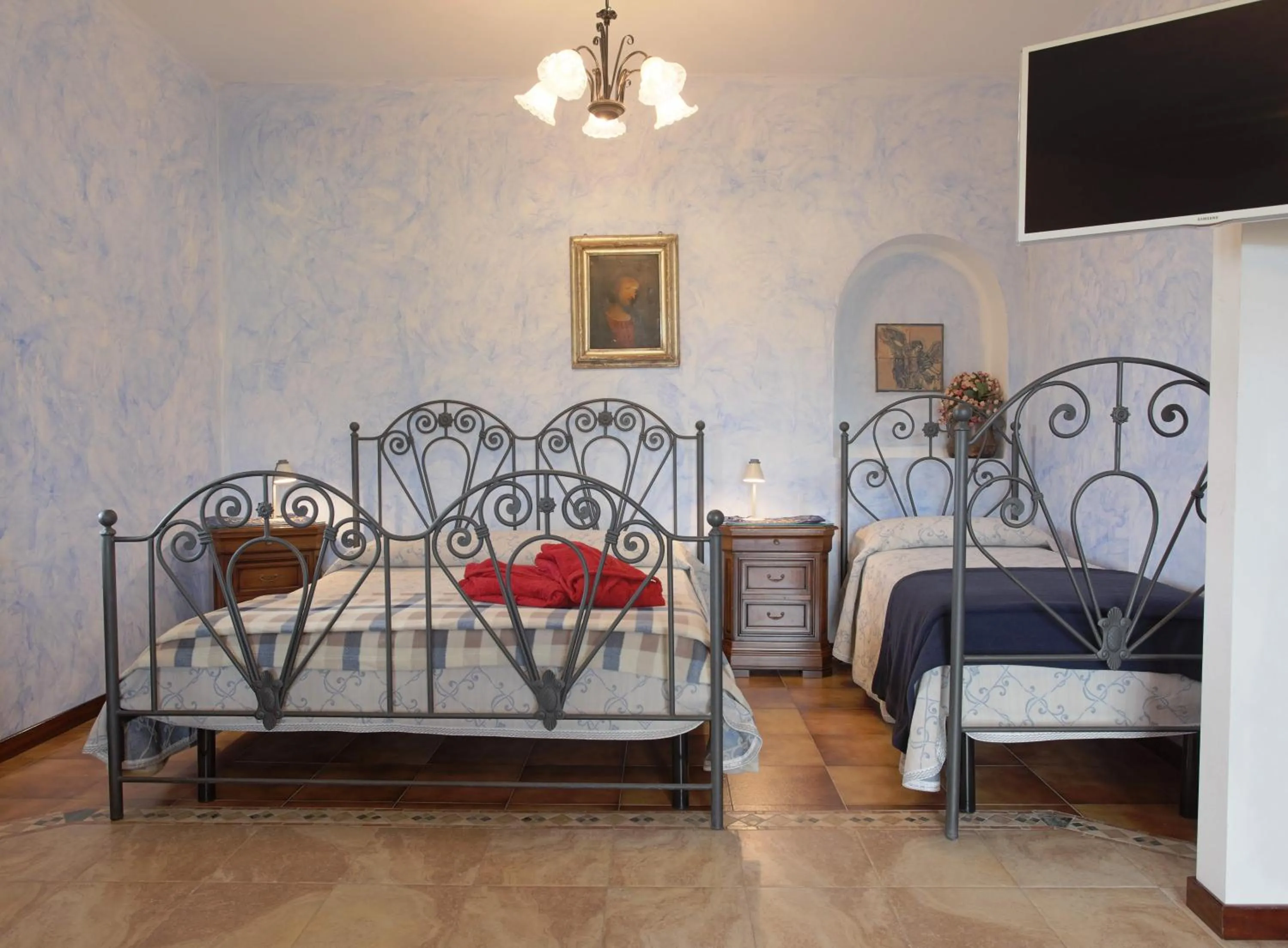 Bed in Villa Diana