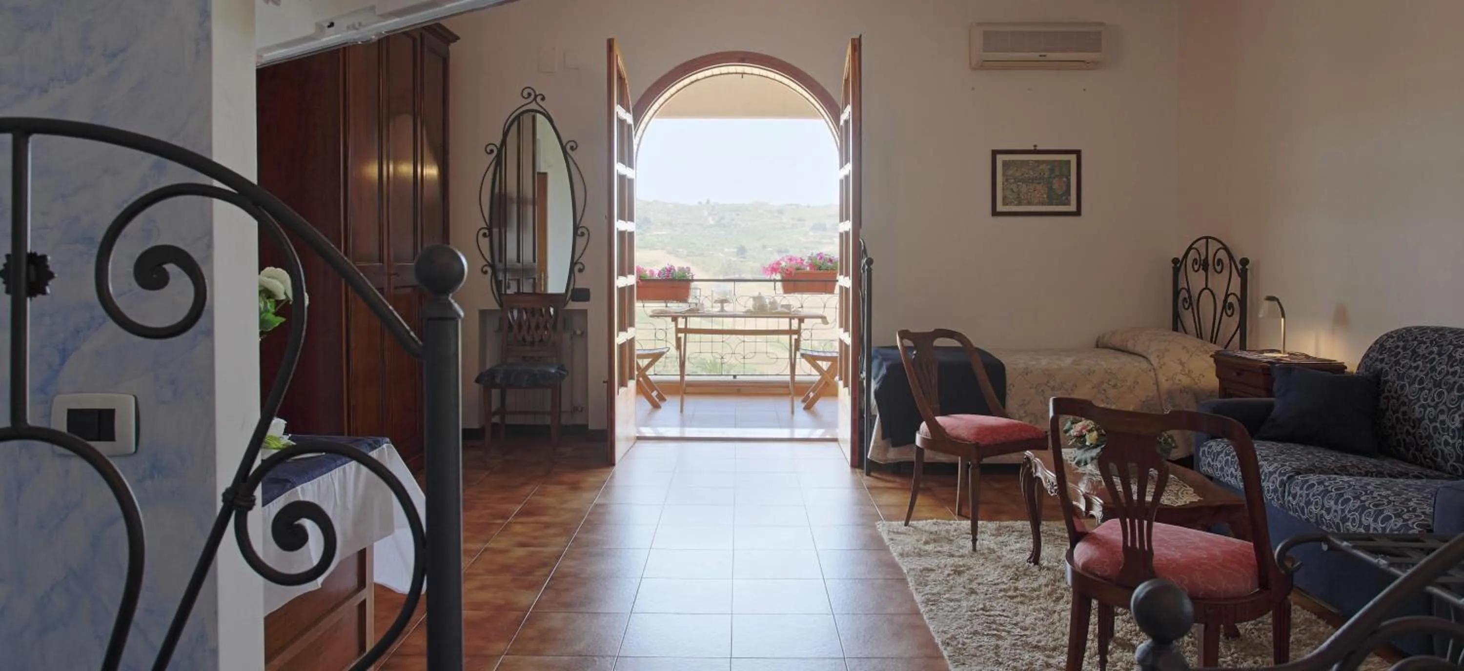 Garden view in Villa Diana