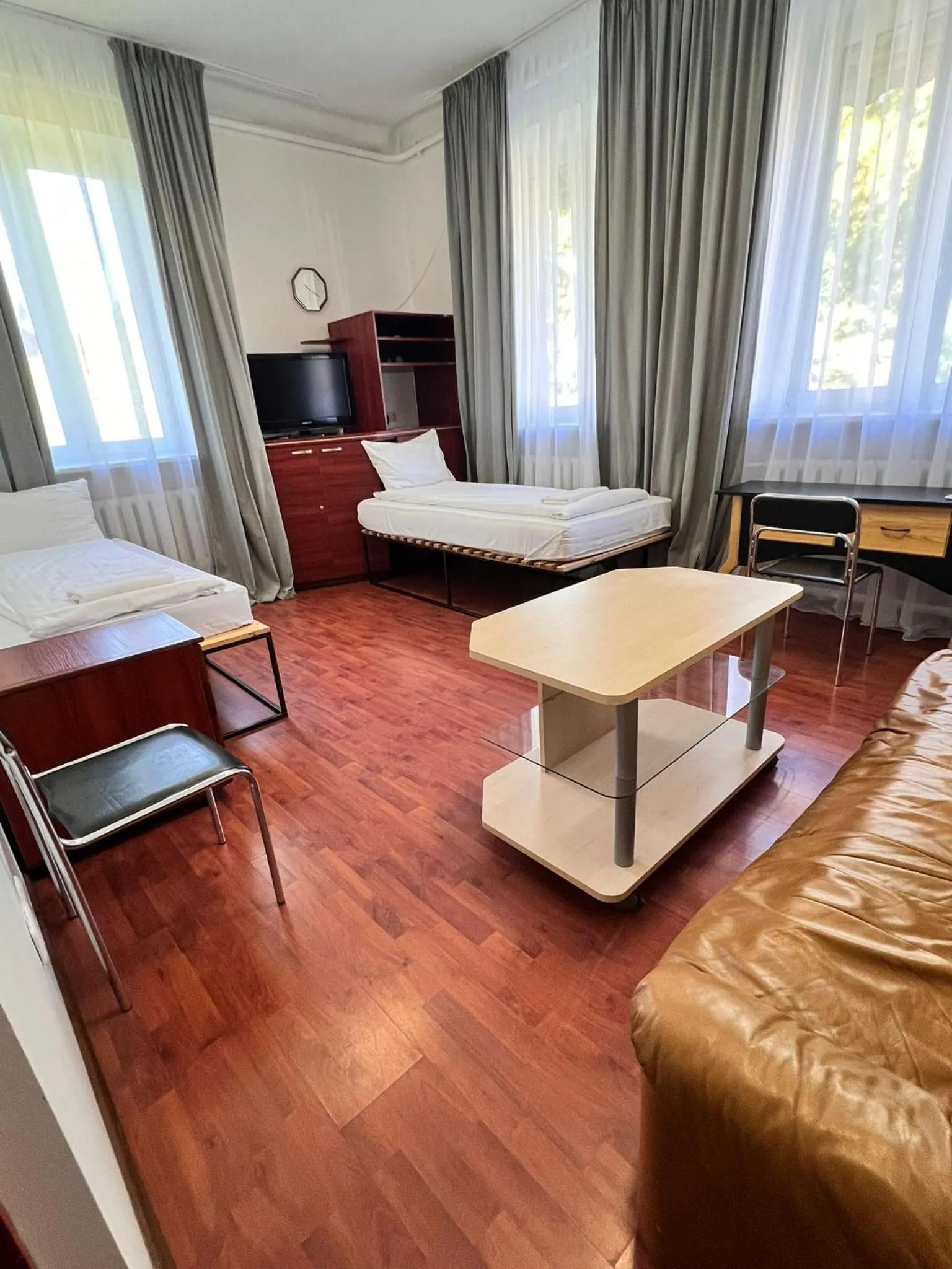 Bed in Klaipeda INN Private Parking and Kitchen