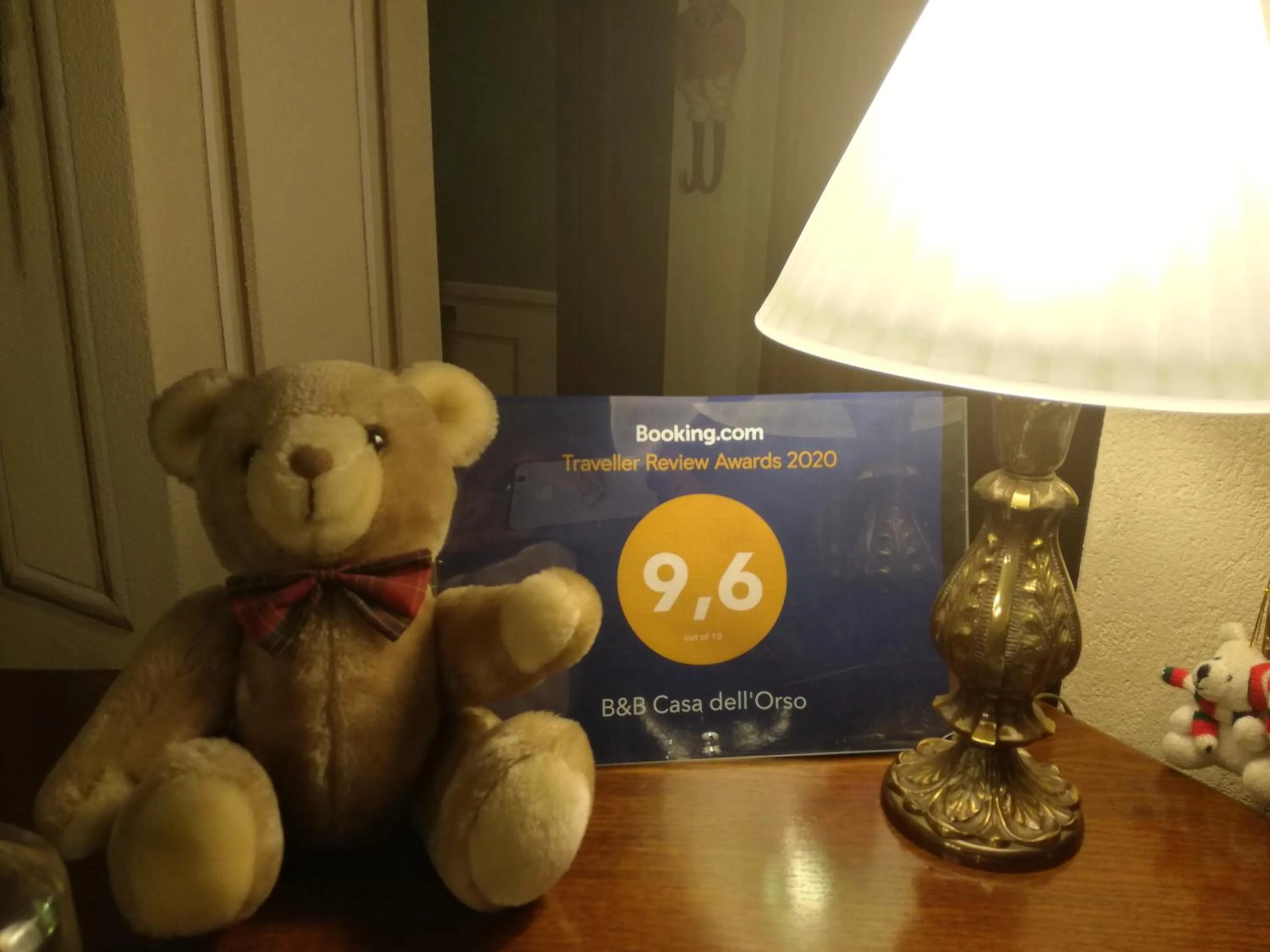 Certificate/Award in B&B Casa dell'Orso