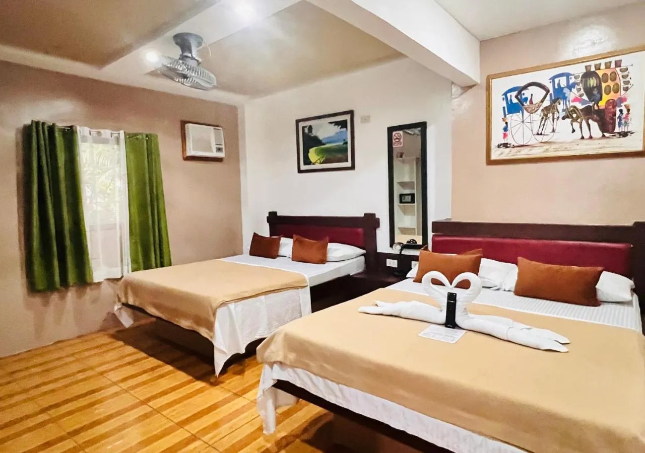 Floor plan, Bed in Badladz Beach and Dive Resort