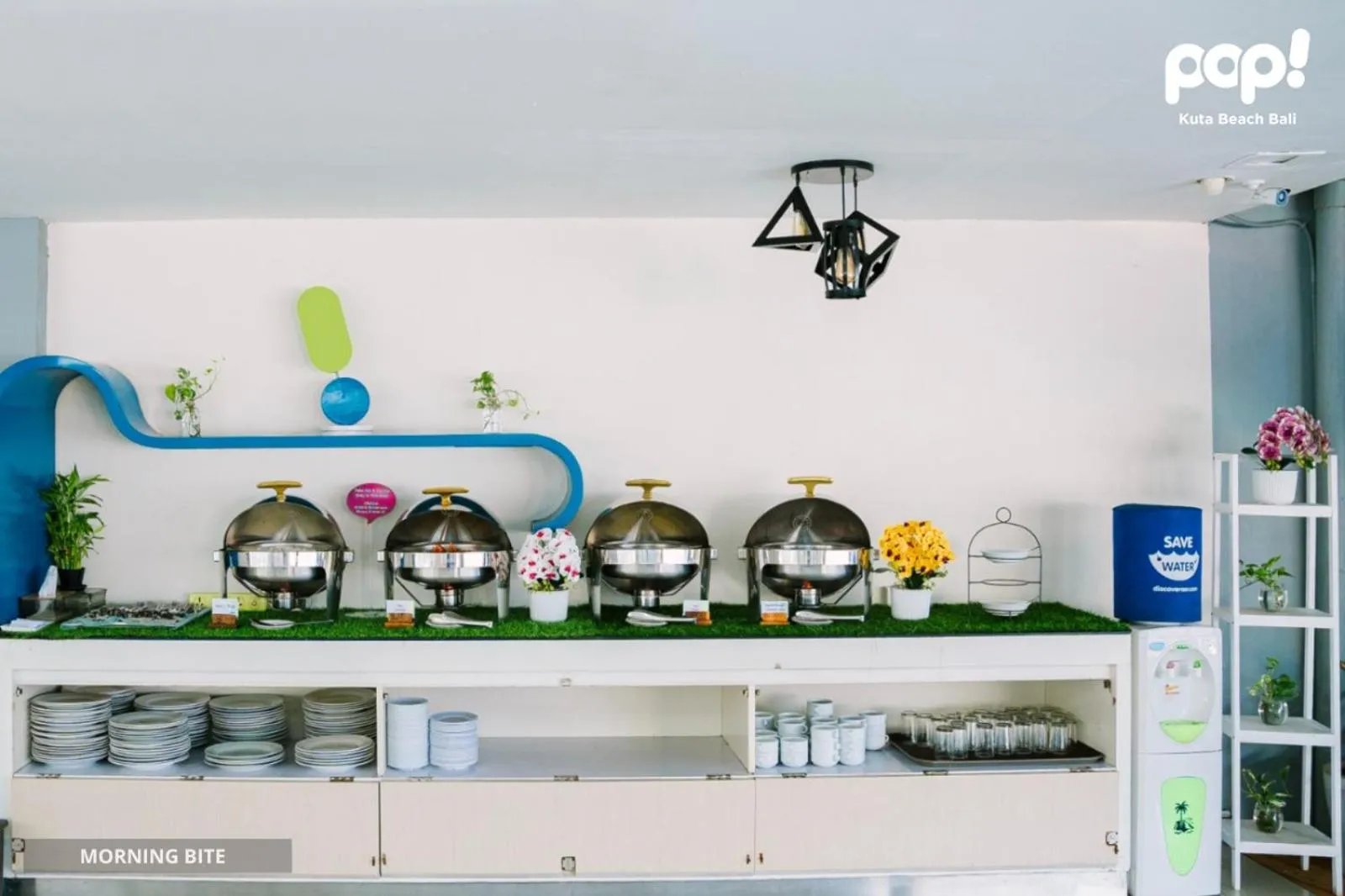 Buffet breakfast in POP! Hotel Kuta Beach