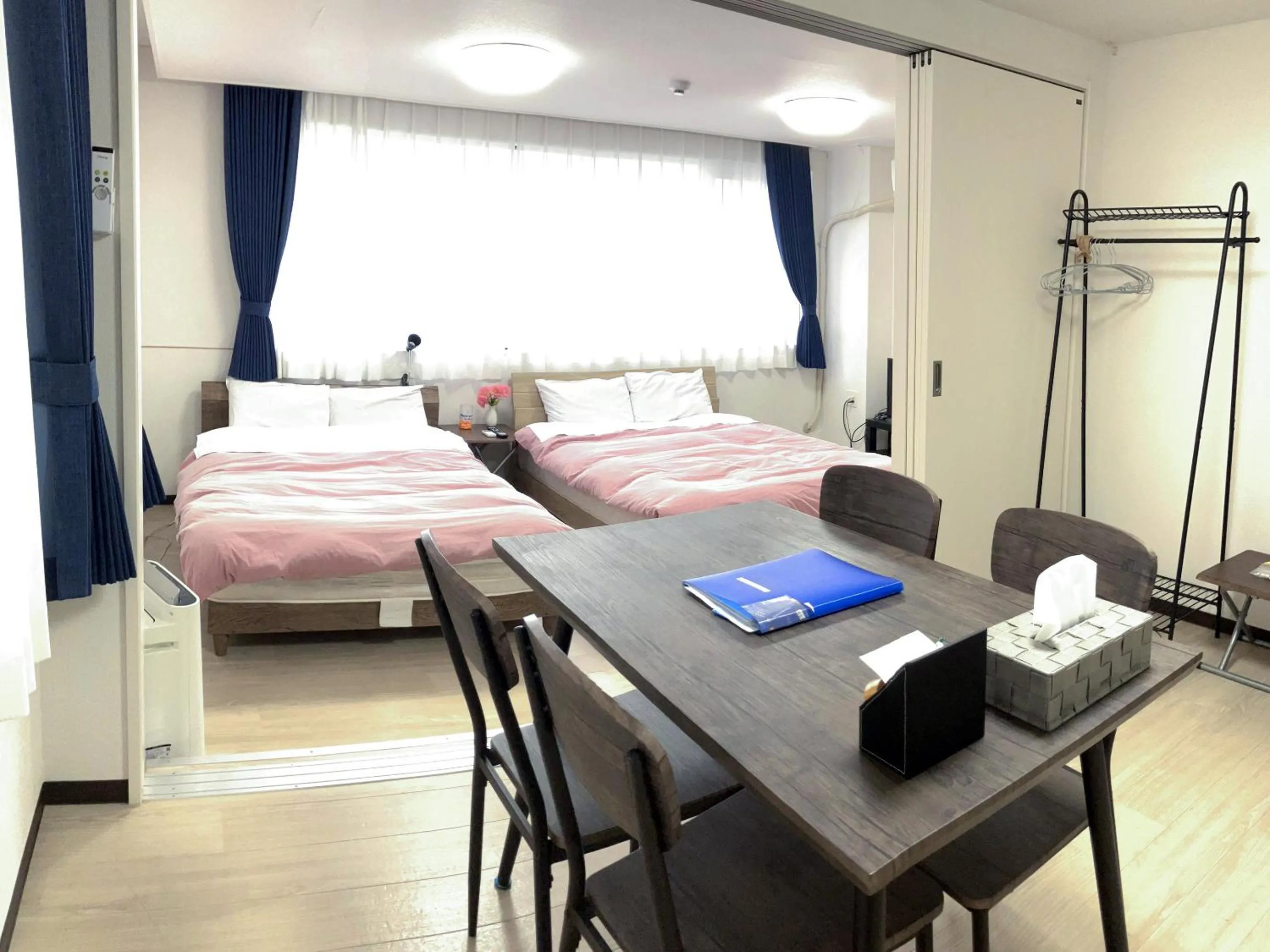 Dining area, Bed in Calm house Beppumotomachi