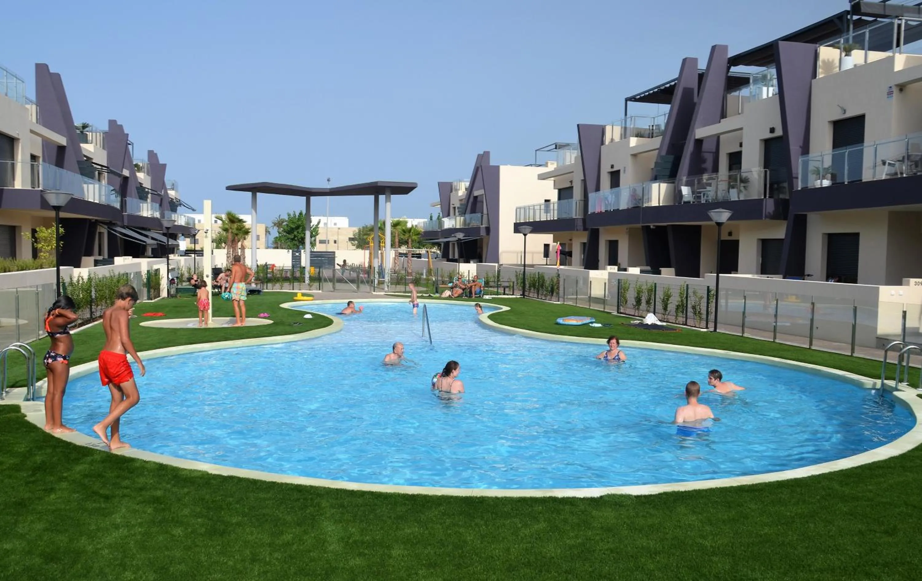 Swimming pool in Higuericas Beach Apartment