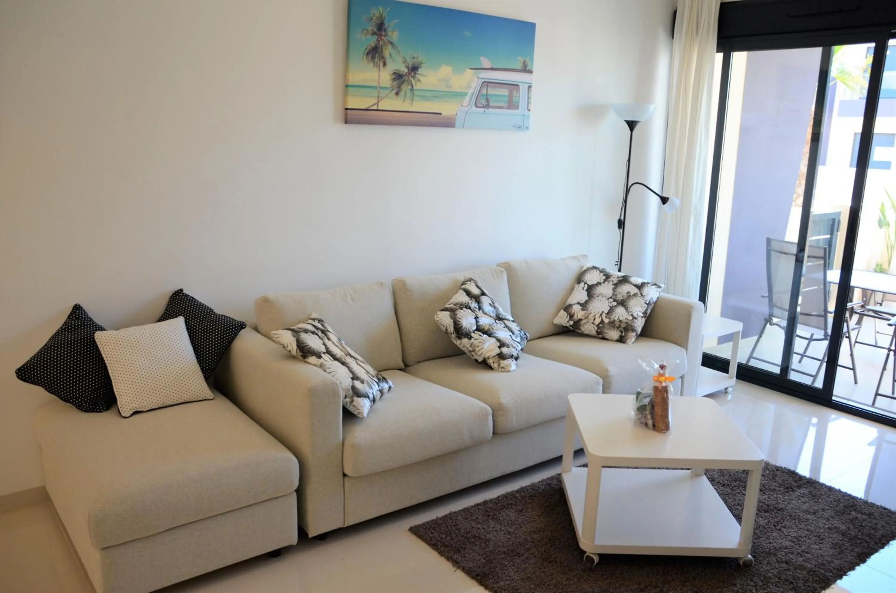 Living room in Higuericas Beach Apartment