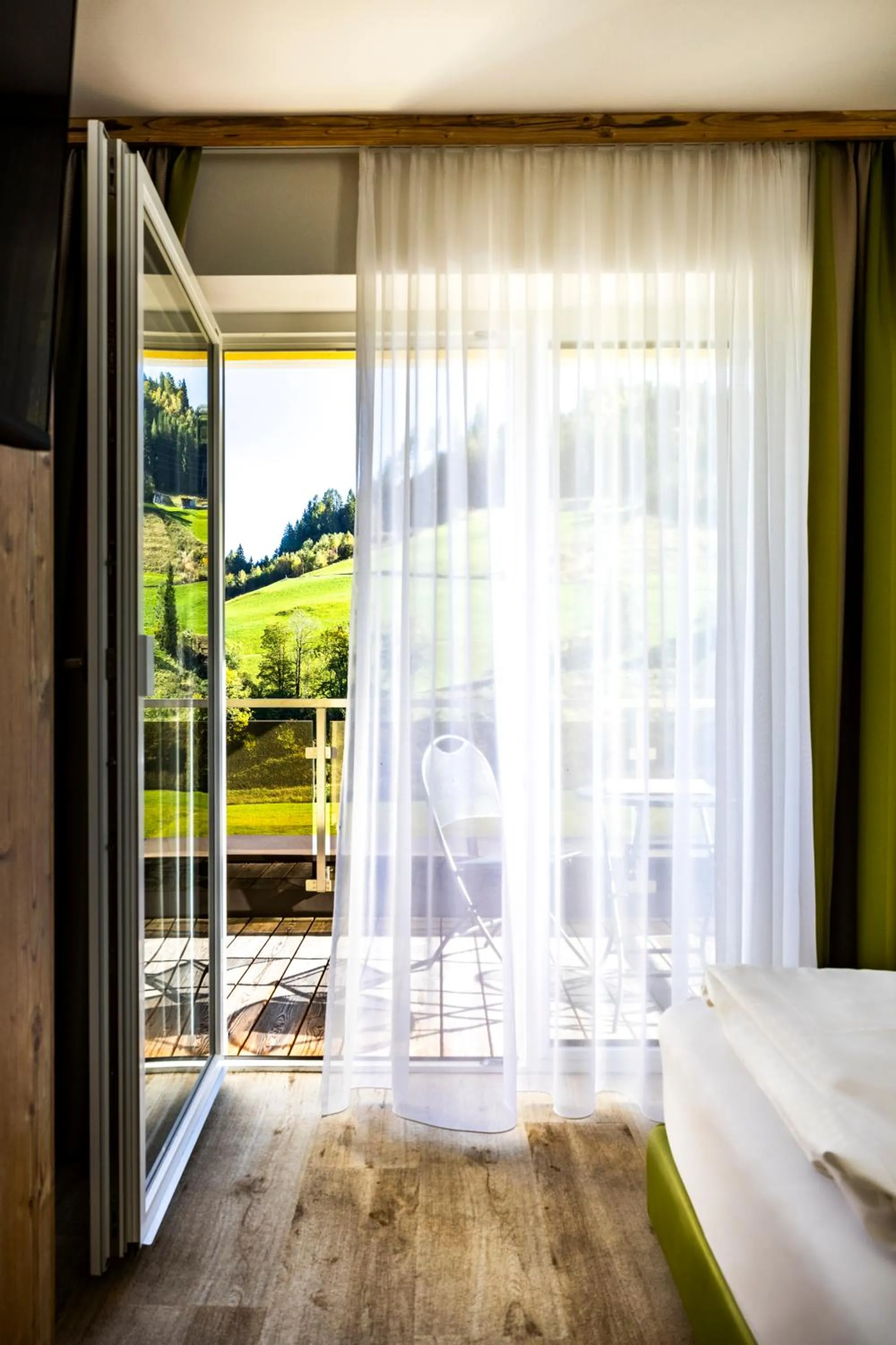 View (from property/room), Bed in Der Alpenblick