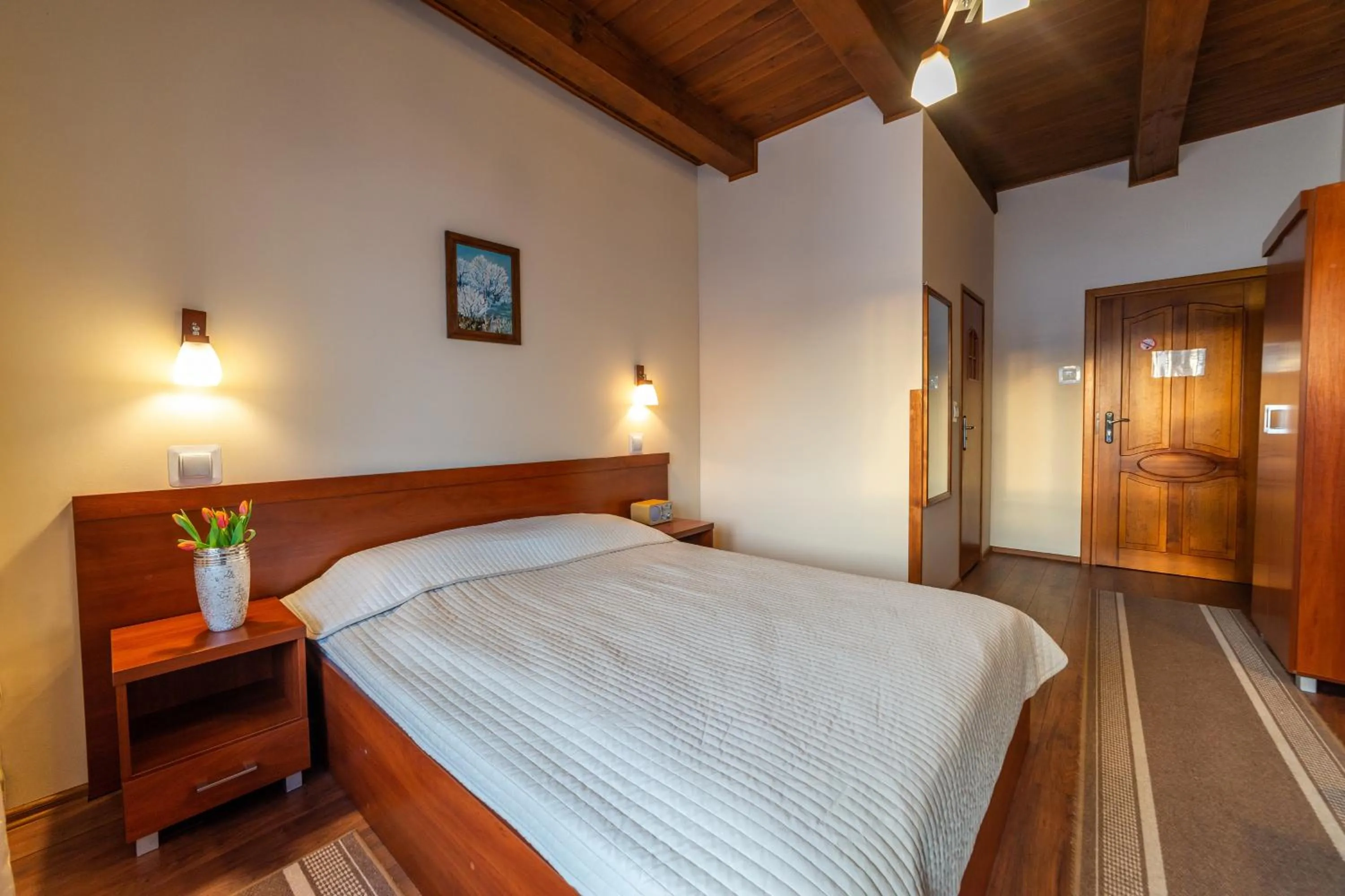 Bed in Pensjonat Mikołajki