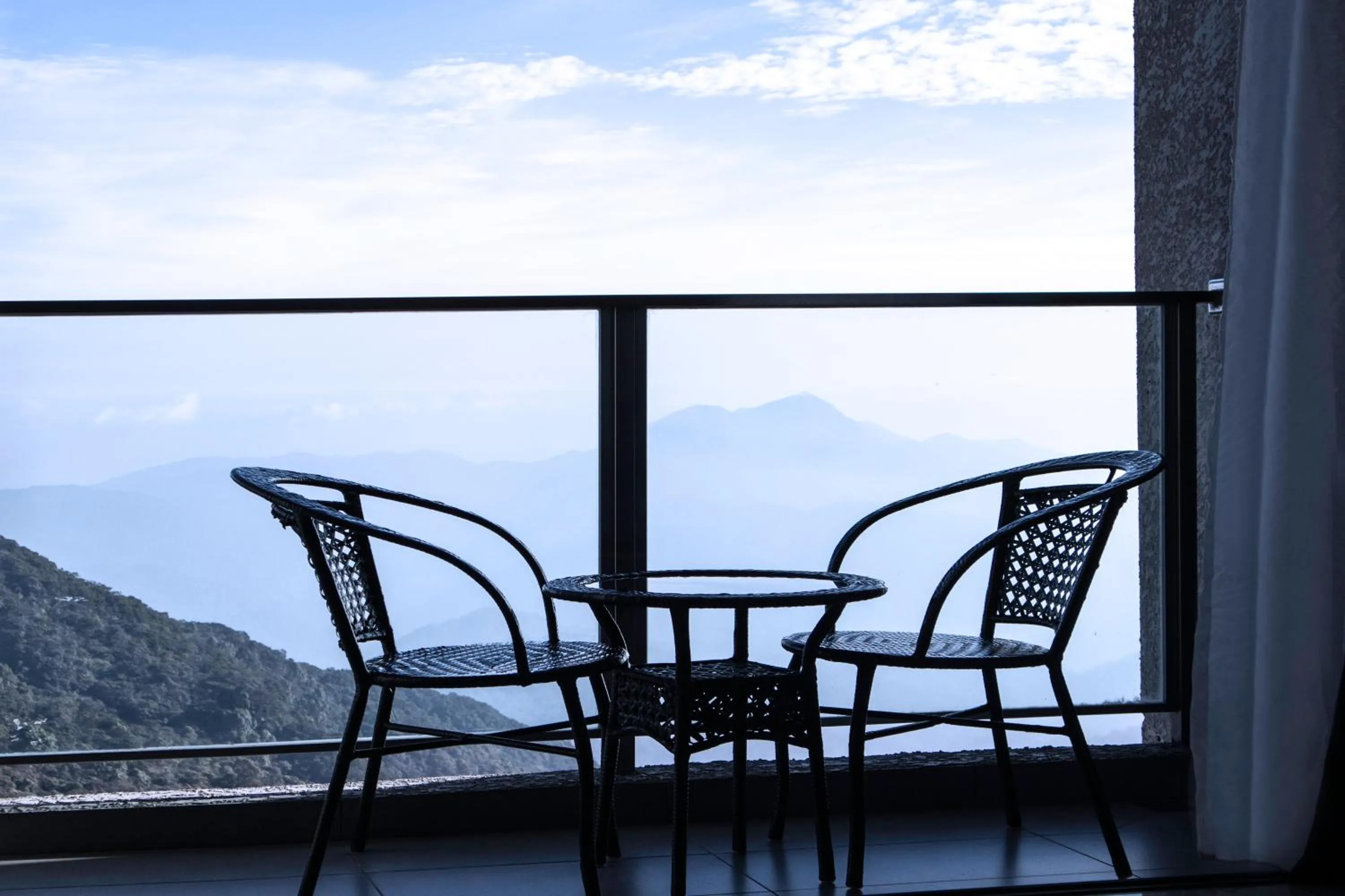 Patio in Sky D'Mont Suites