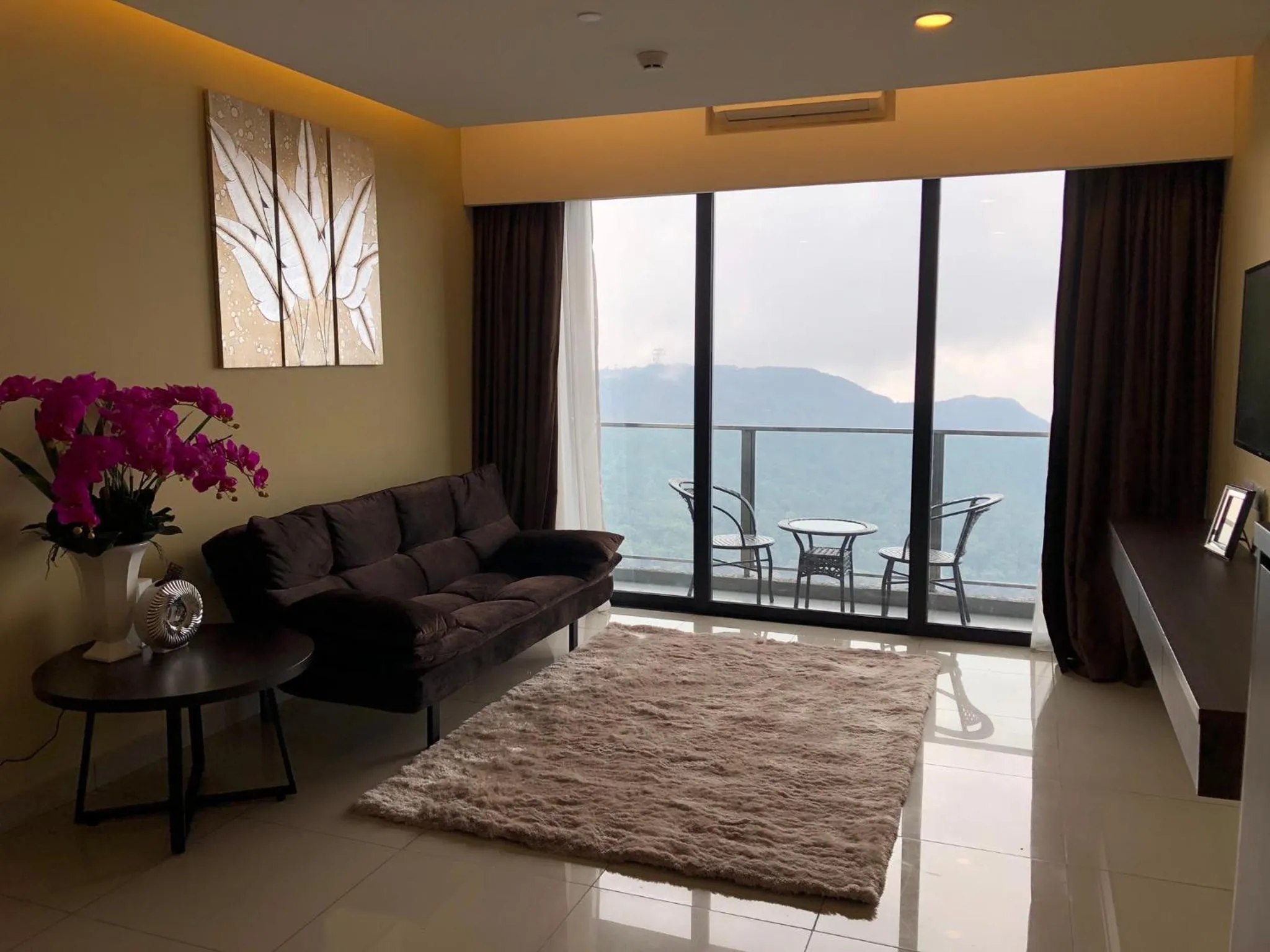 Living room in Sky D'Mont Suites