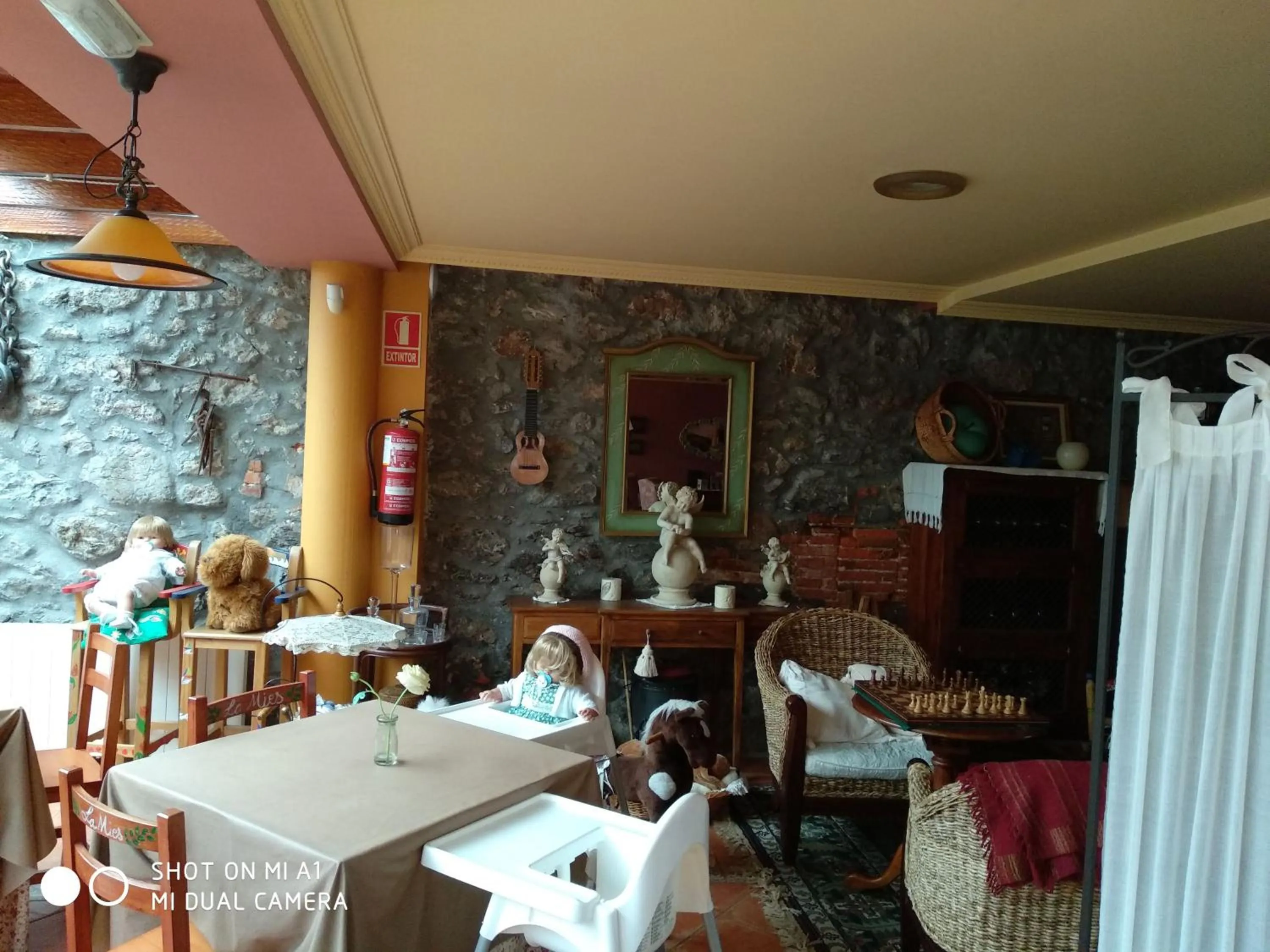 Living room in Posada La Mies
