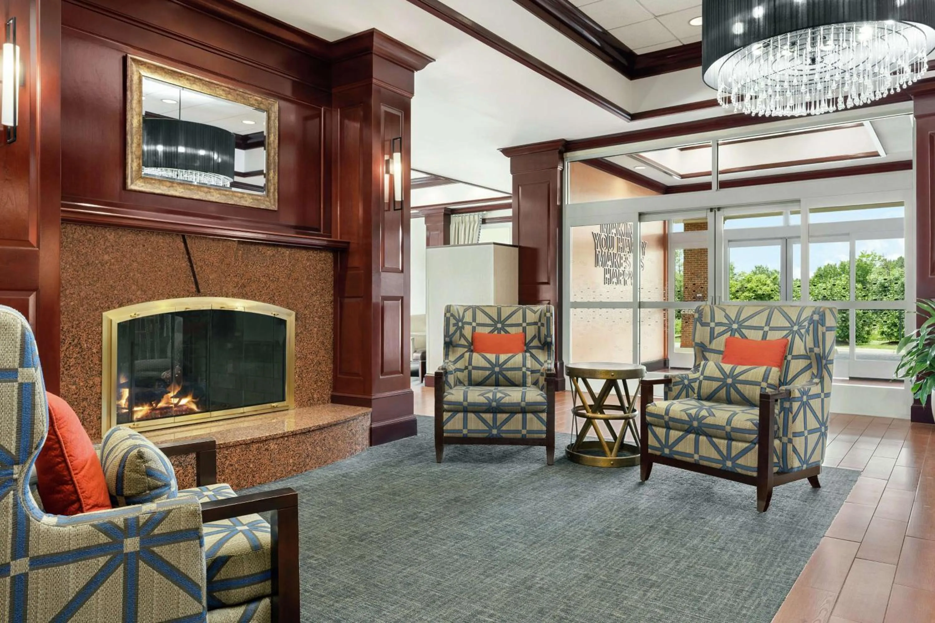 Lobby or reception in Hampton Inn Dulles/Cascades