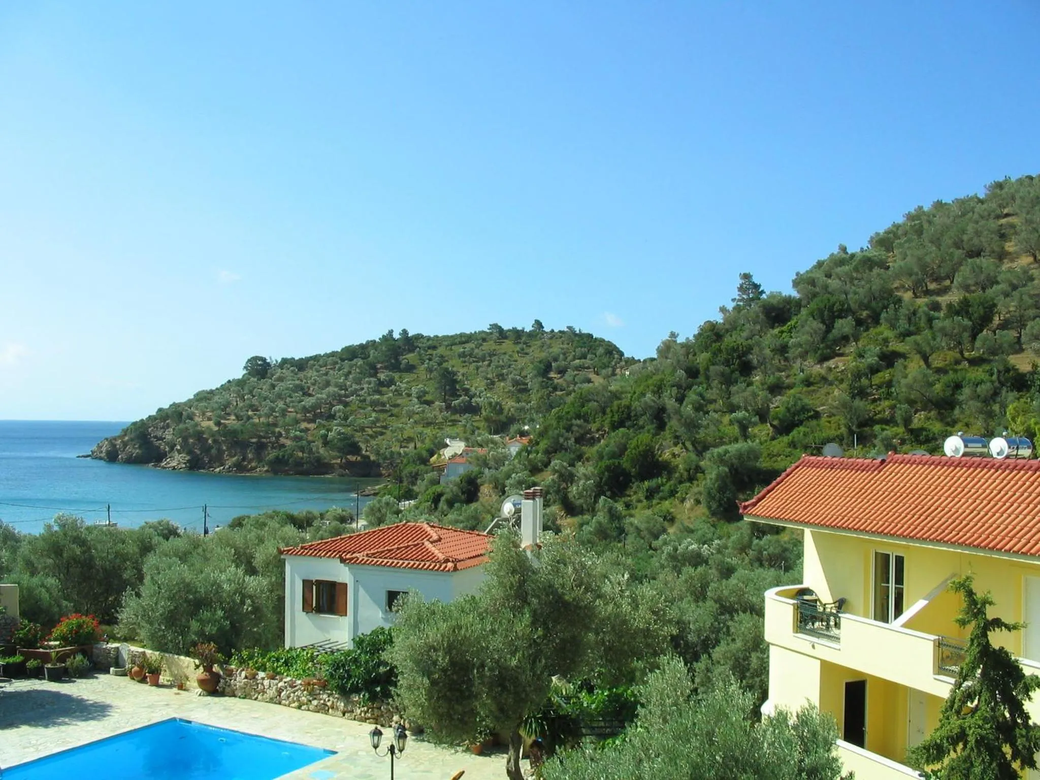 Sea view in Limnionas Bay Village Hotel