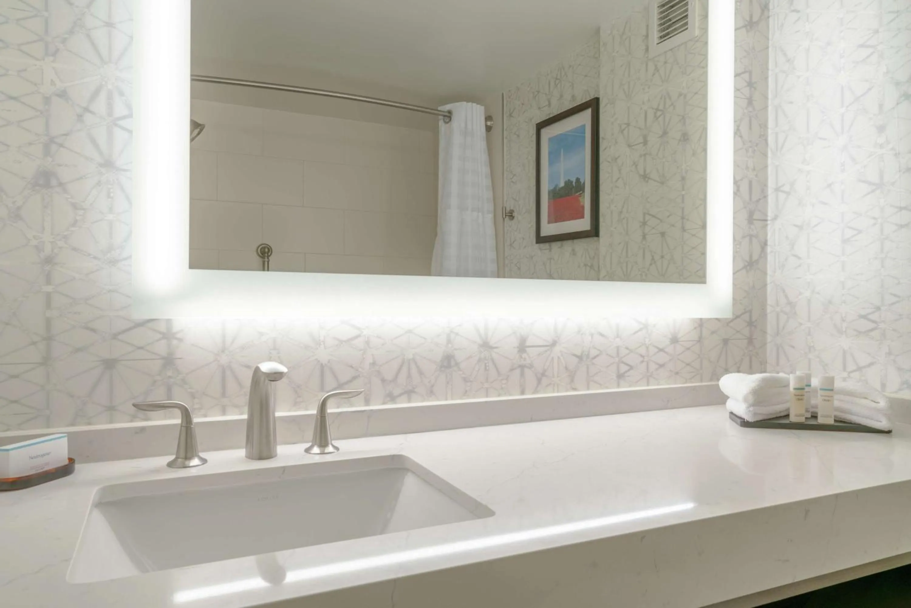 Bathroom in Embassy Suites by Hilton Alexandria Old Town