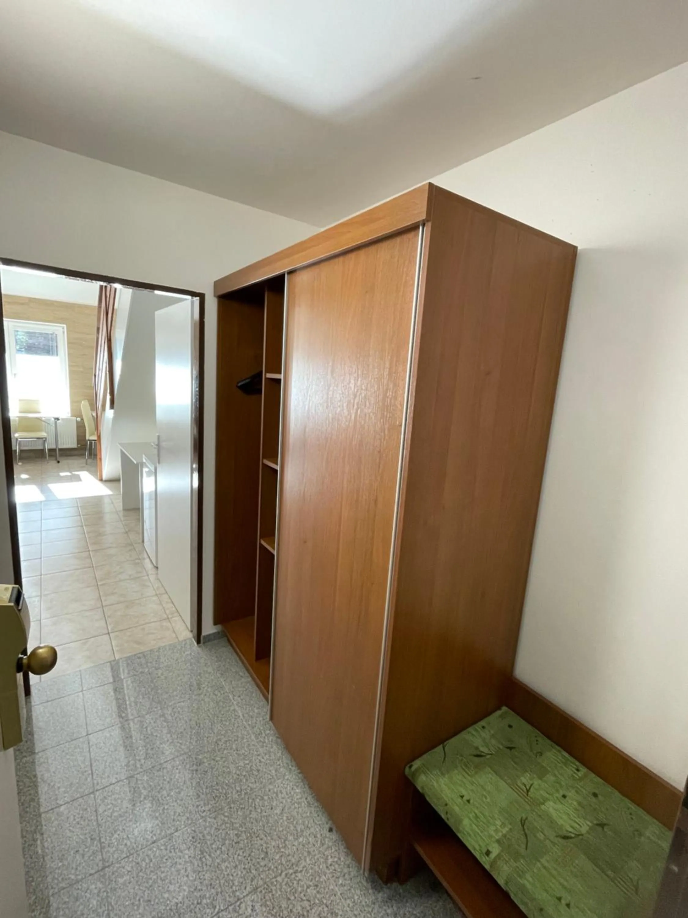 wardrobe, Bed in Hotel Prom