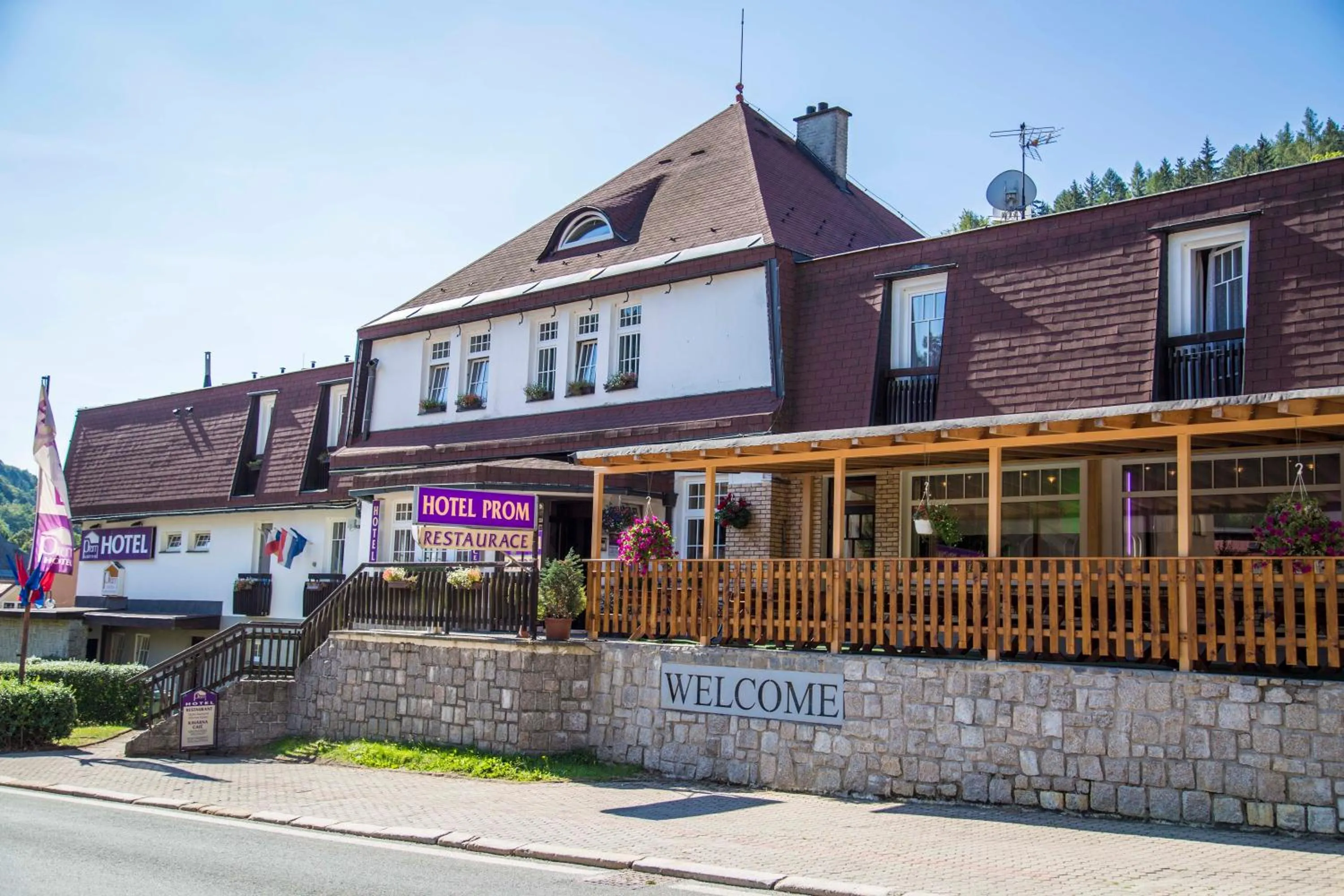 Property building in Hotel Prom