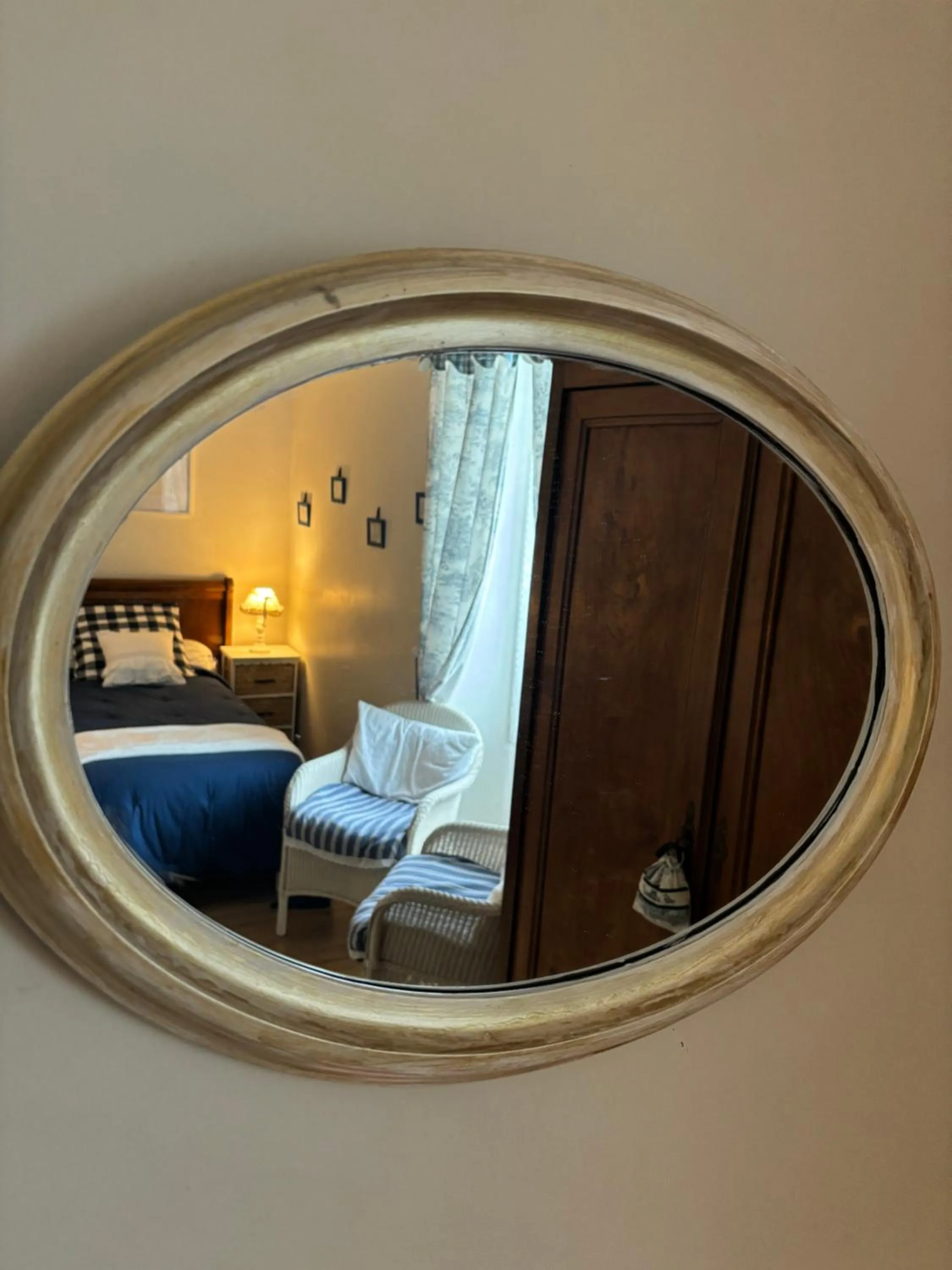 Bed in Chambres d'Hôtes Le Tilleul