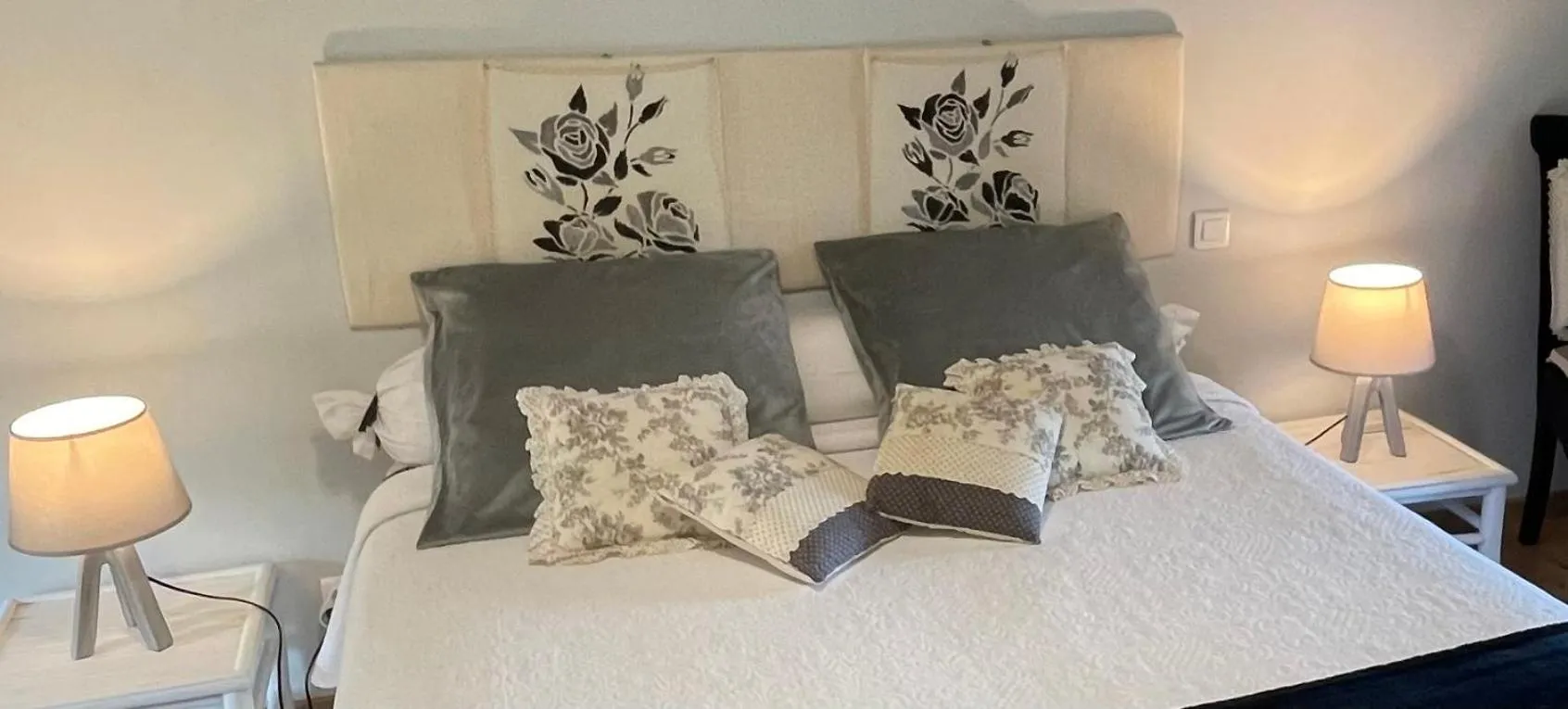 Bed in Chambres d'Hôtes Le Tilleul