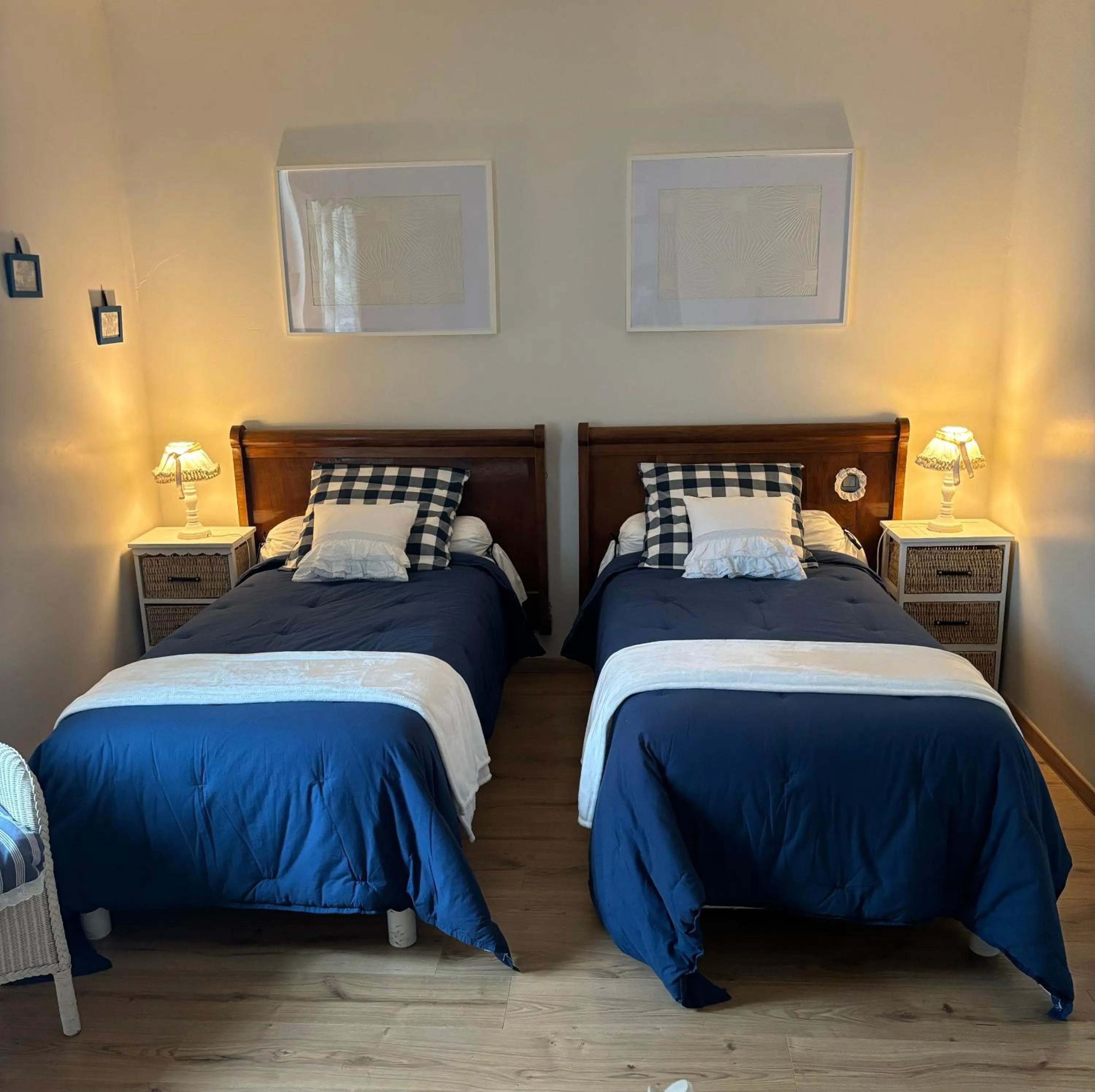 Bed in Chambres d'Hôtes Le Tilleul