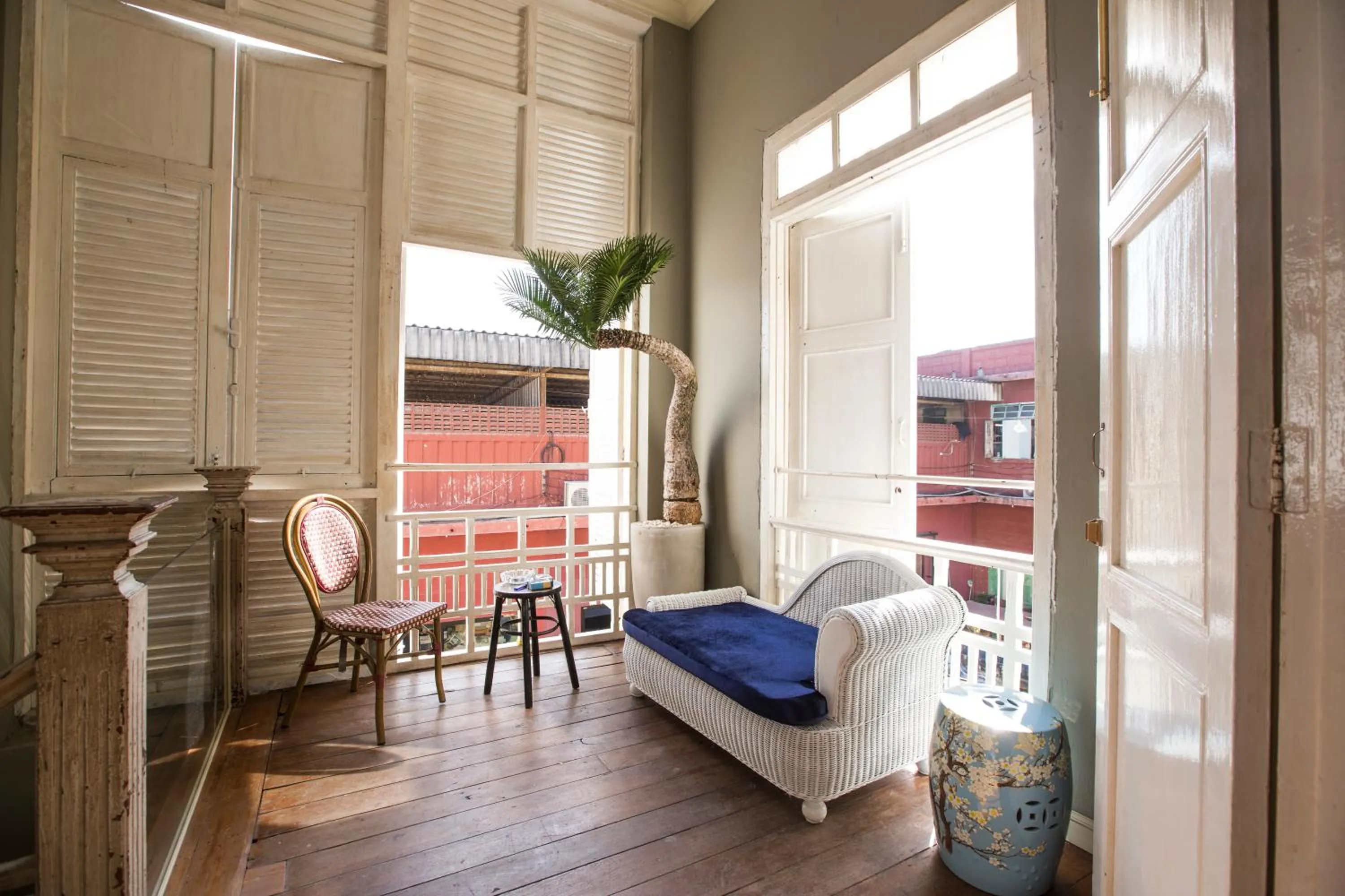 Balcony/Terrace in Azure Hostel Bangkok