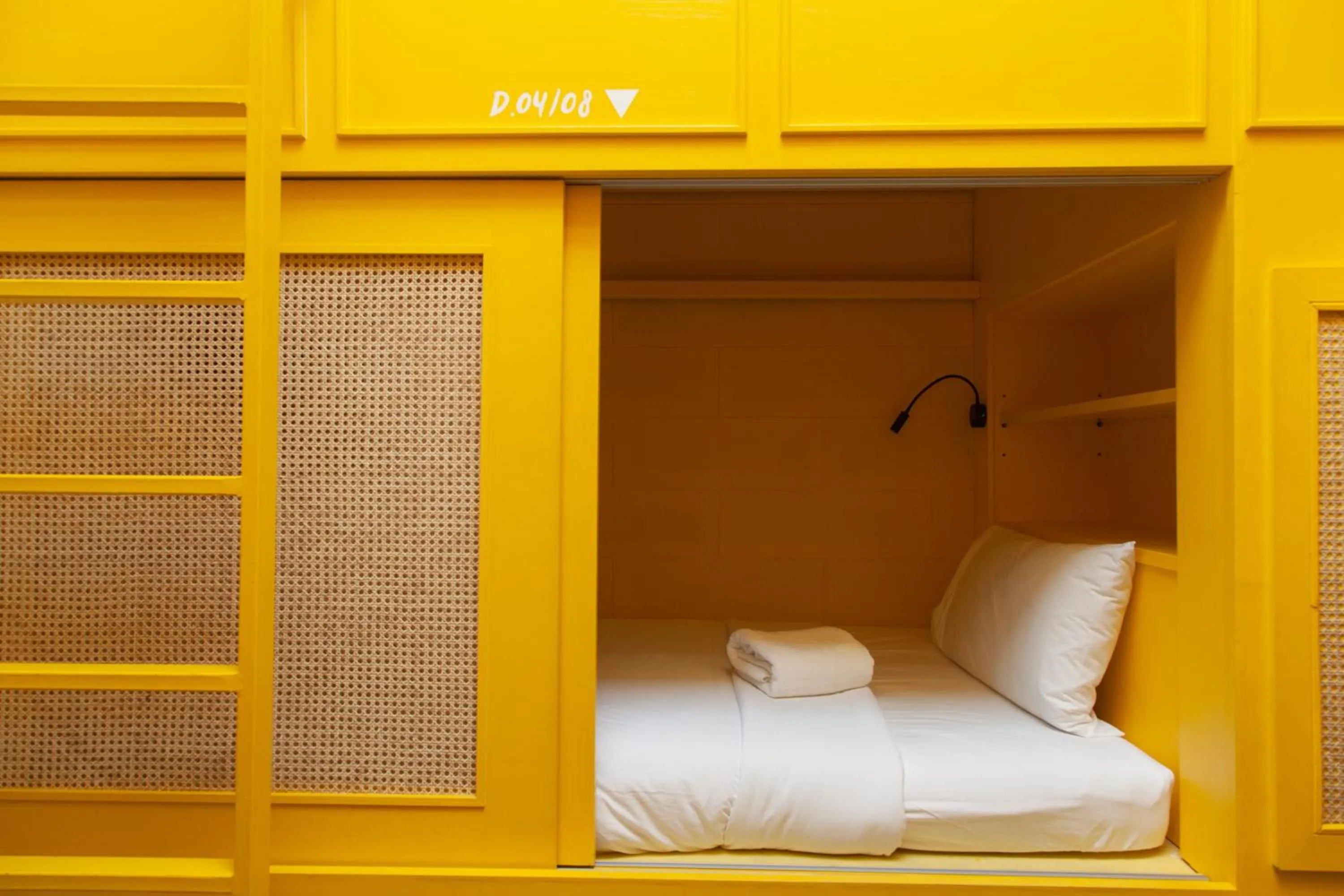 Bed in Azure Hostel Bangkok