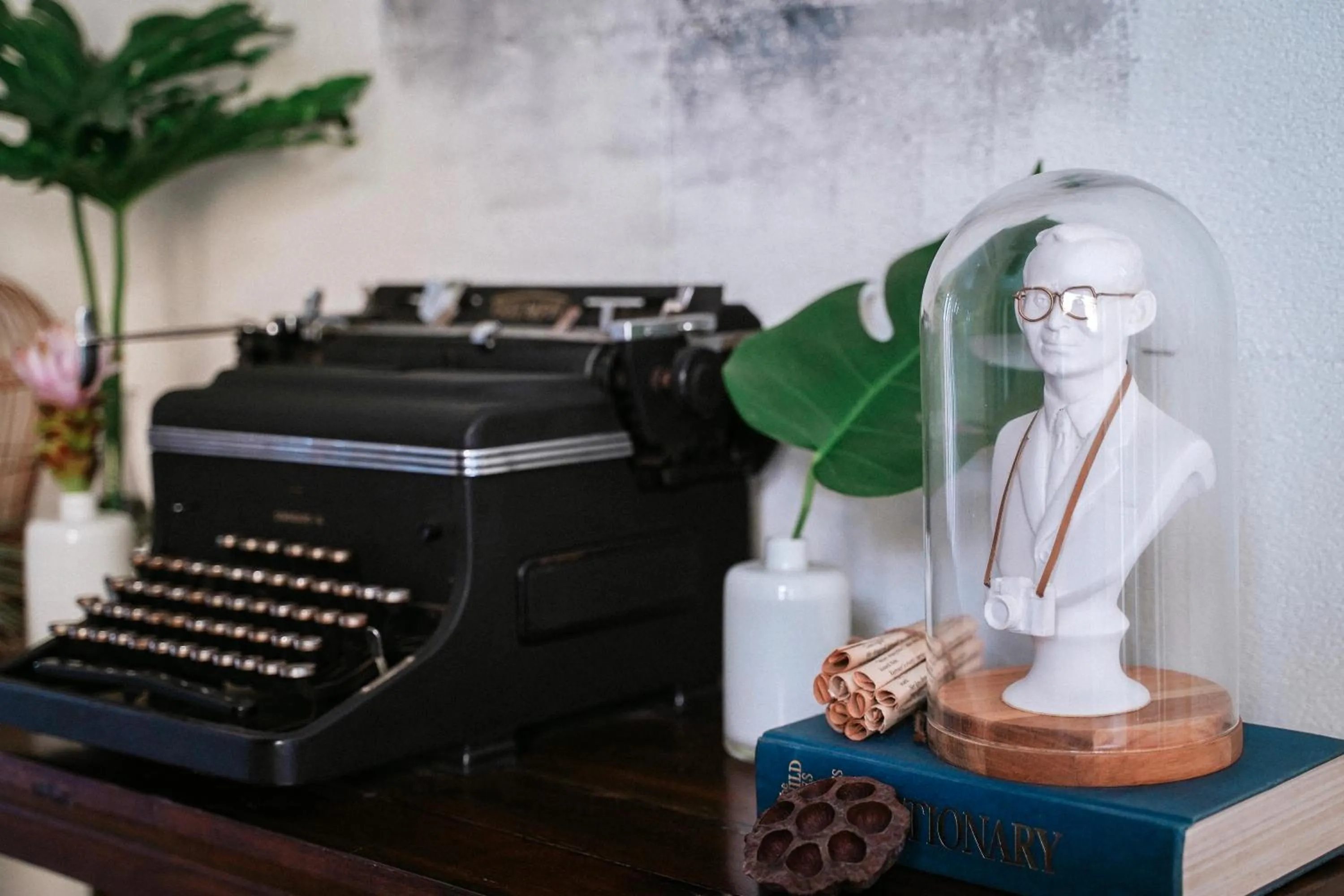 Decorative detail in Azure Hostel Bangkok