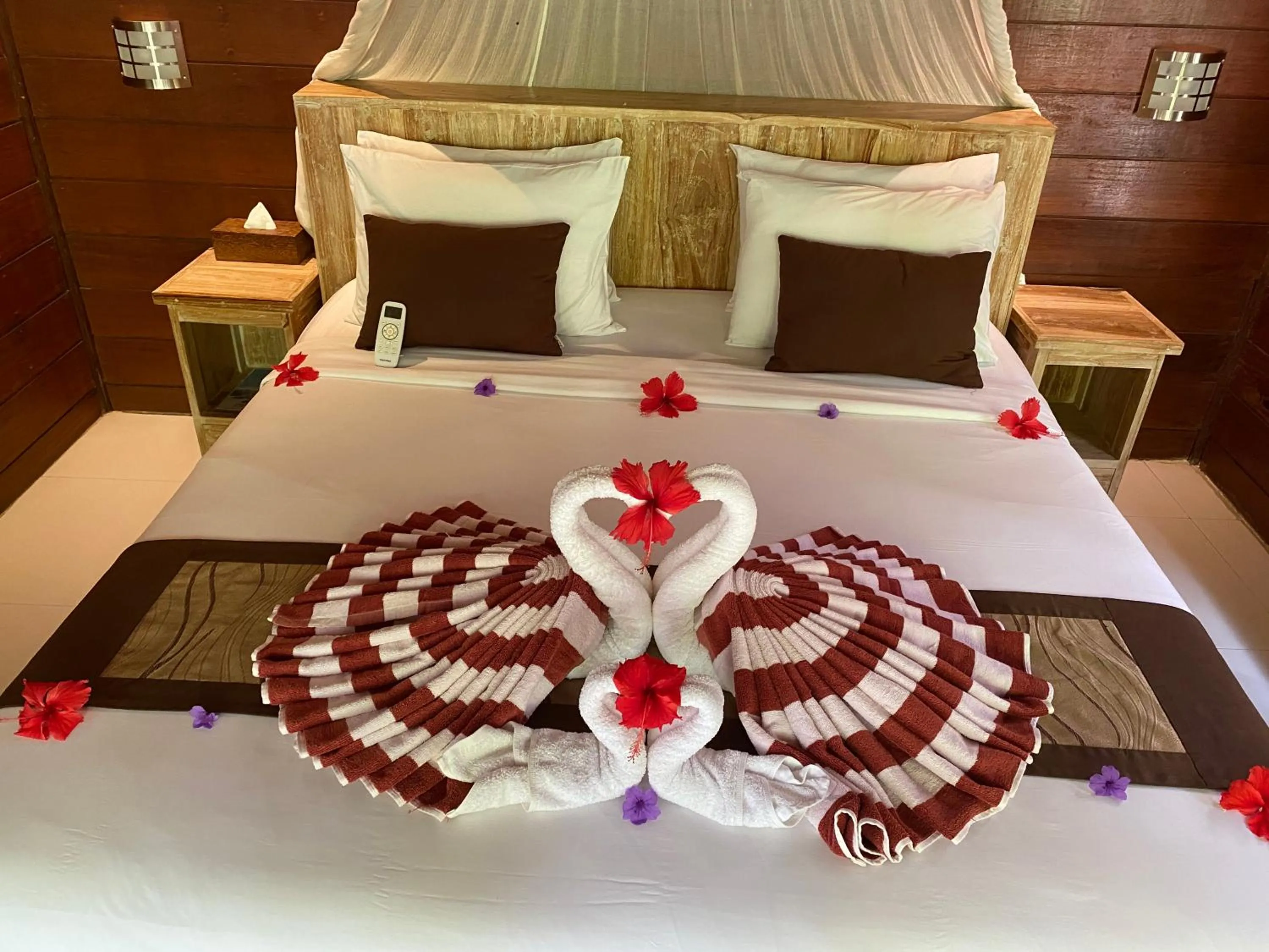 Bed in Molah Gili Villa