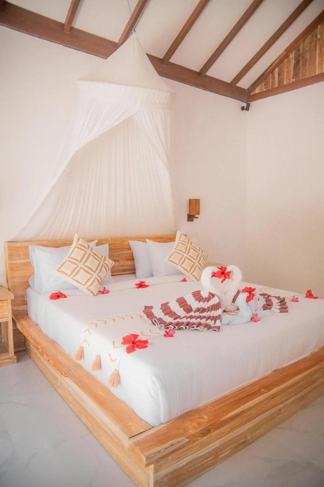 Bed in Molah Gili Villa