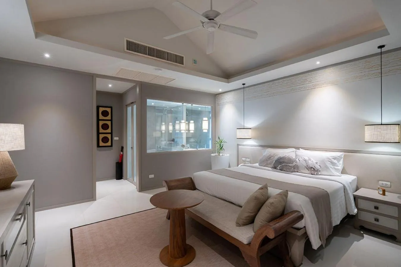 Seating area, Bed in Rocky's Boutique Resort - Veranda Collection Samui