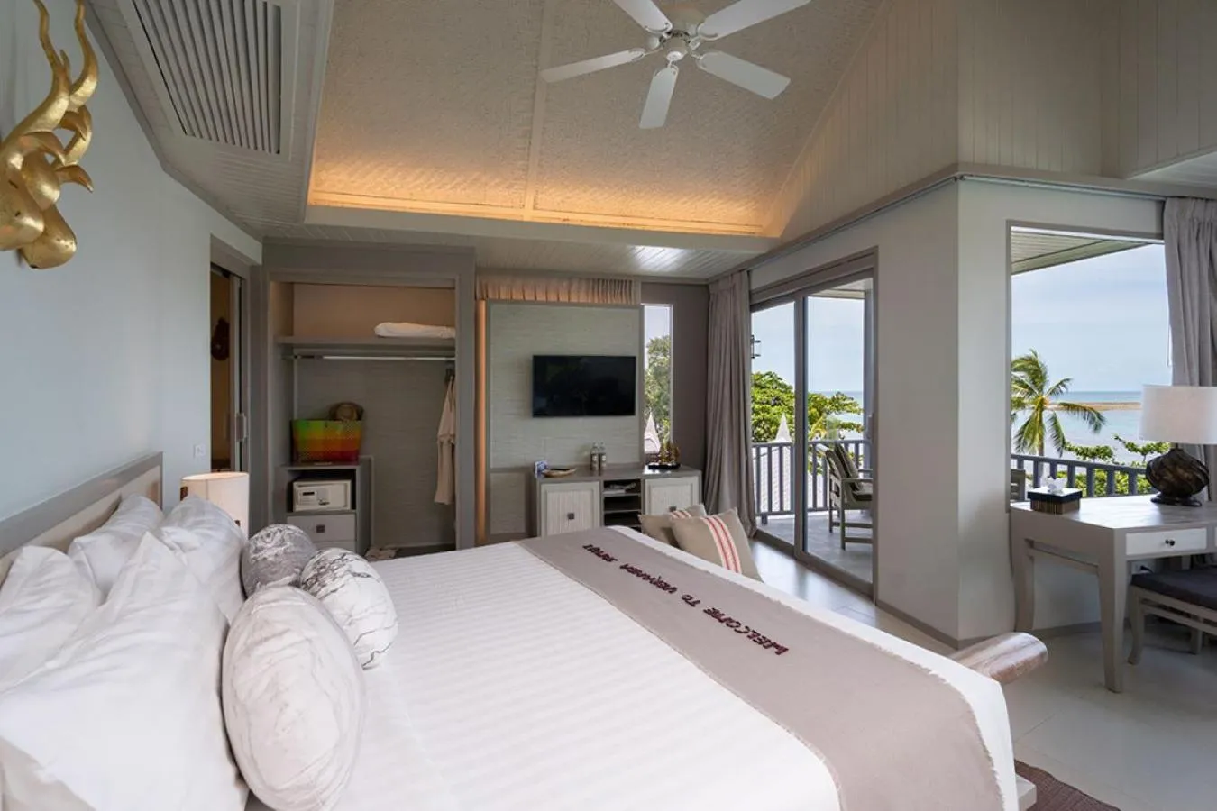 TV and multimedia, Bed in Rocky's Boutique Resort - Veranda Collection Samui