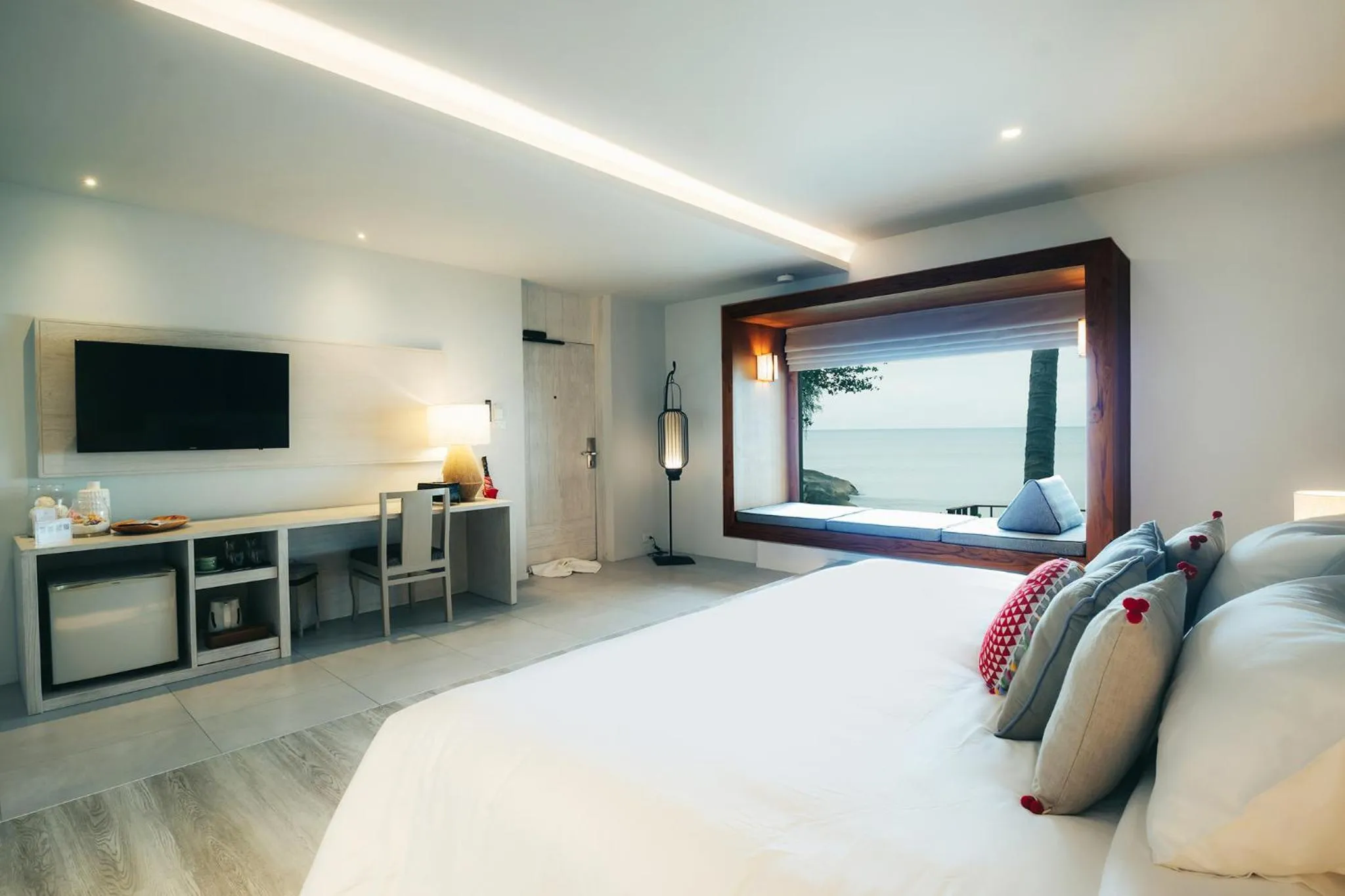 Bed in Rocky's Boutique Resort - Veranda Collection Samui