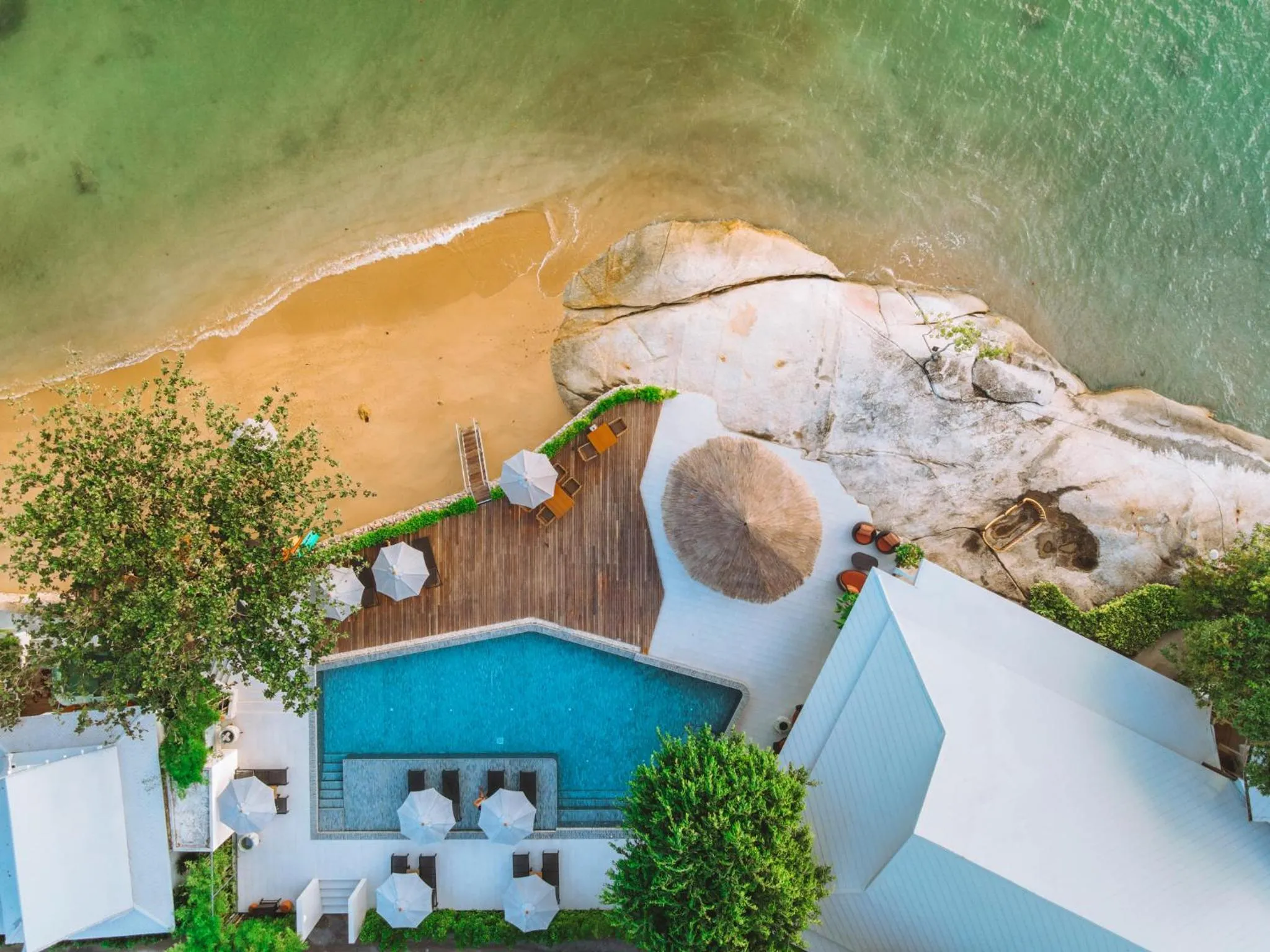 Beach in Rocky's Boutique Resort - Veranda Collection Samui