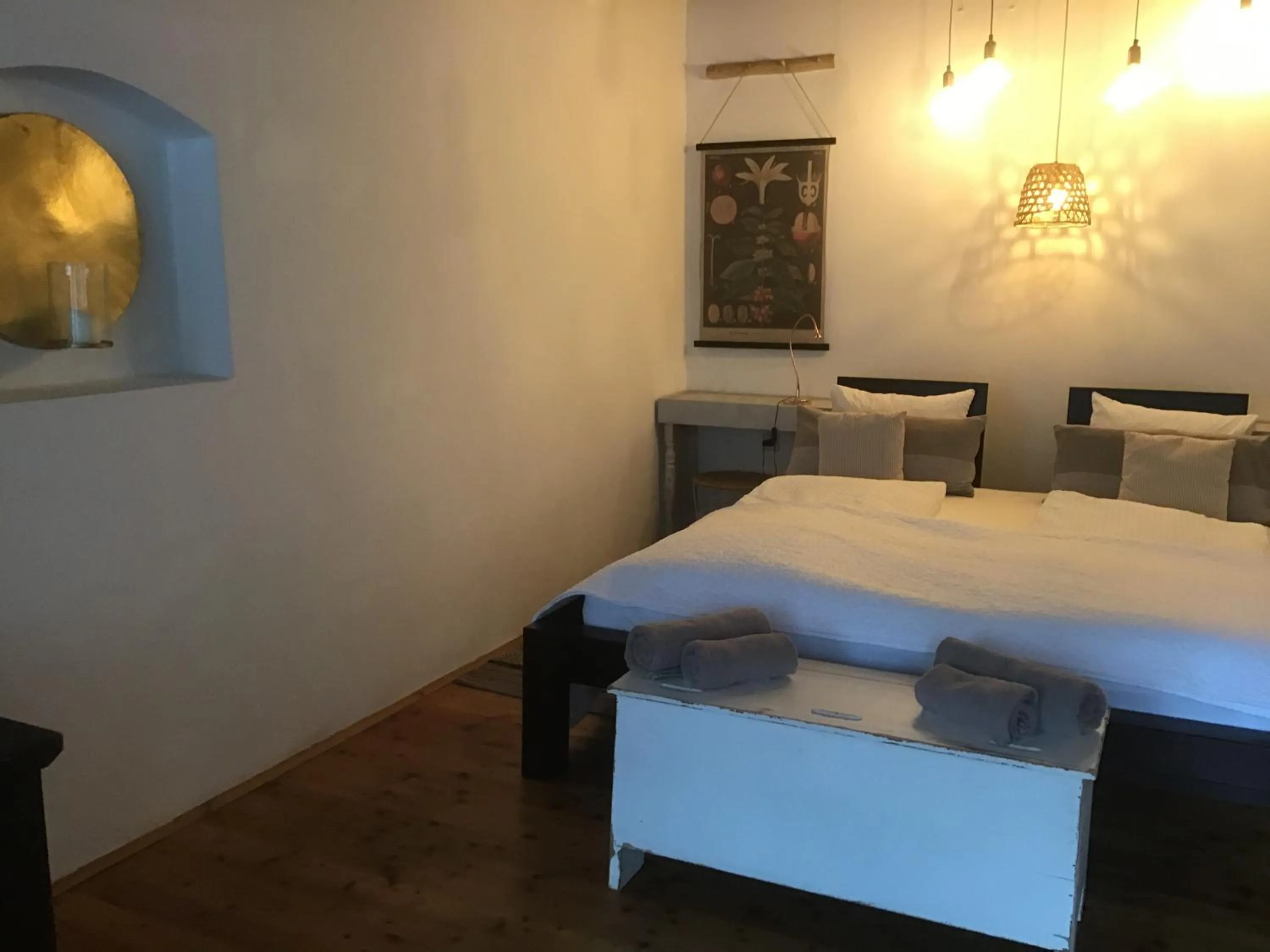 Bed in Bed & Breakfast Chez Lips